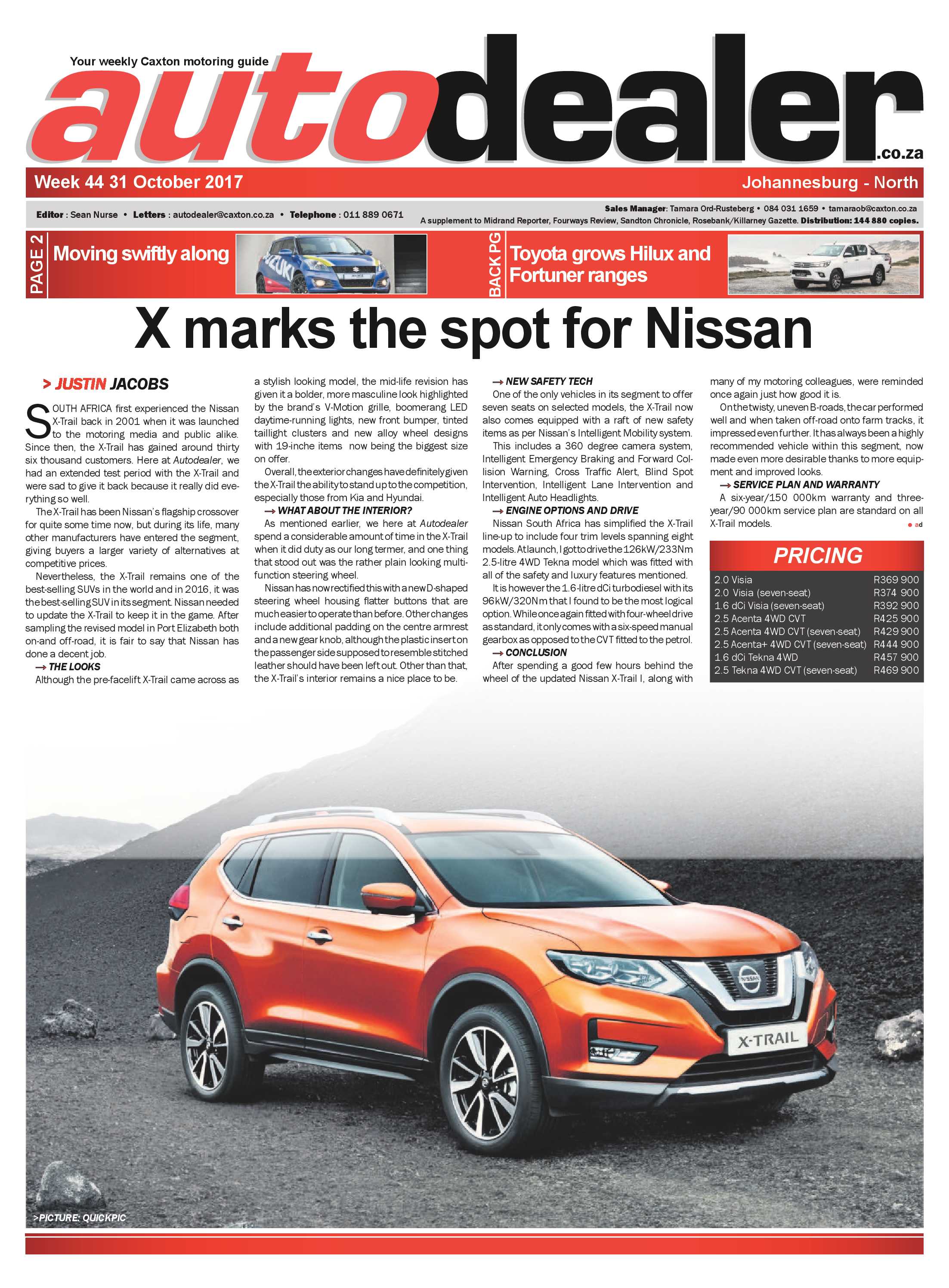 Autodealer Joburg North 31 October 2017 page 1