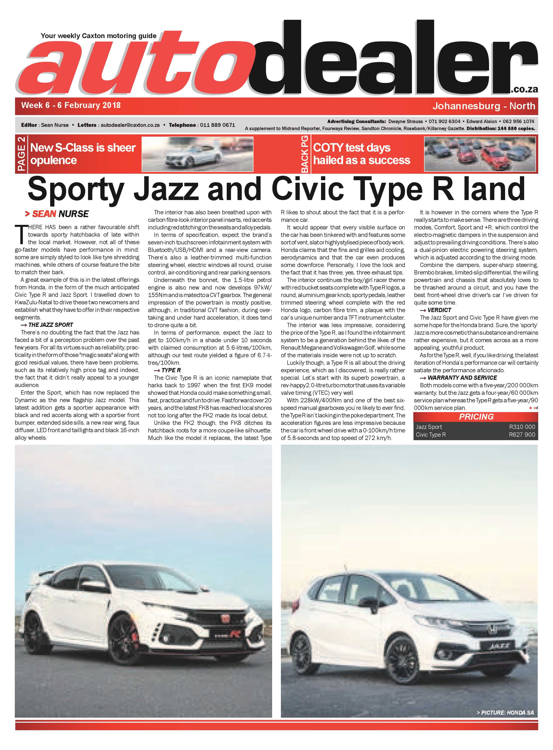 Auto Dealer North – 6 Feb 2018 page 1