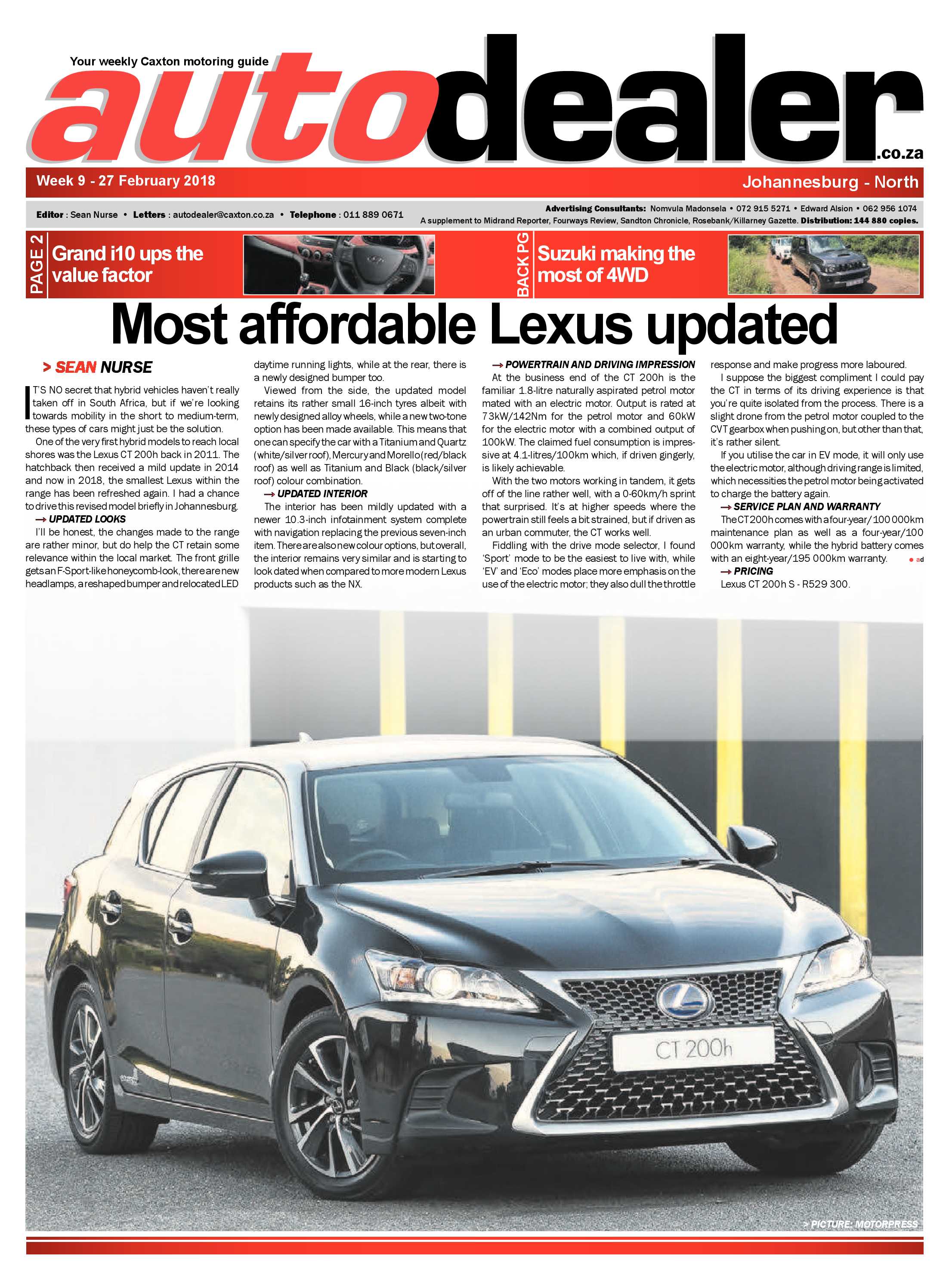 Auto Dealer North 9 -27 Feb 2018 page 1