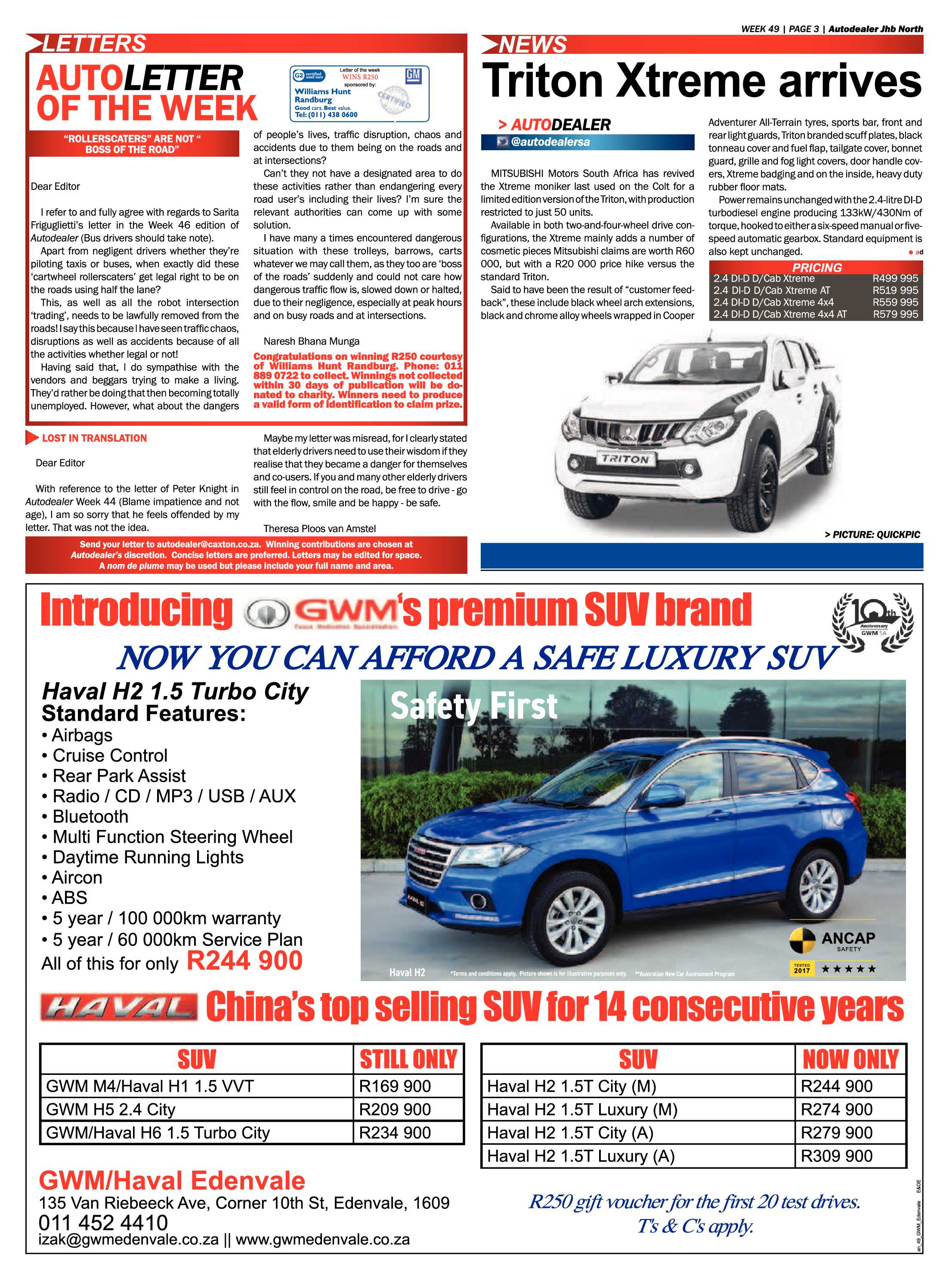 Autodealer North 8 December, 2017 page 3