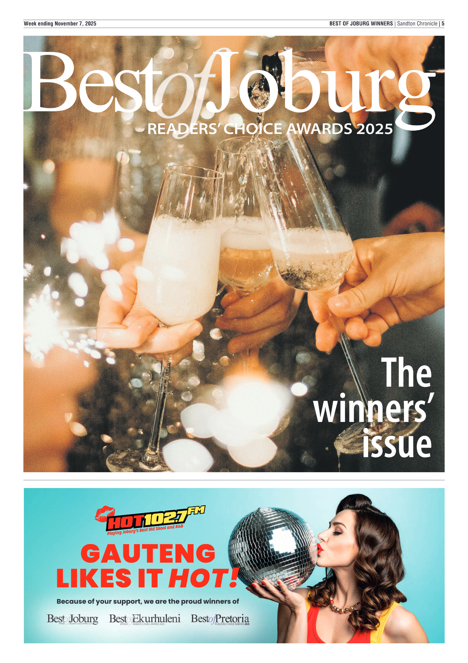 Best of Joburg Readers Choice Awards 2025 page 1