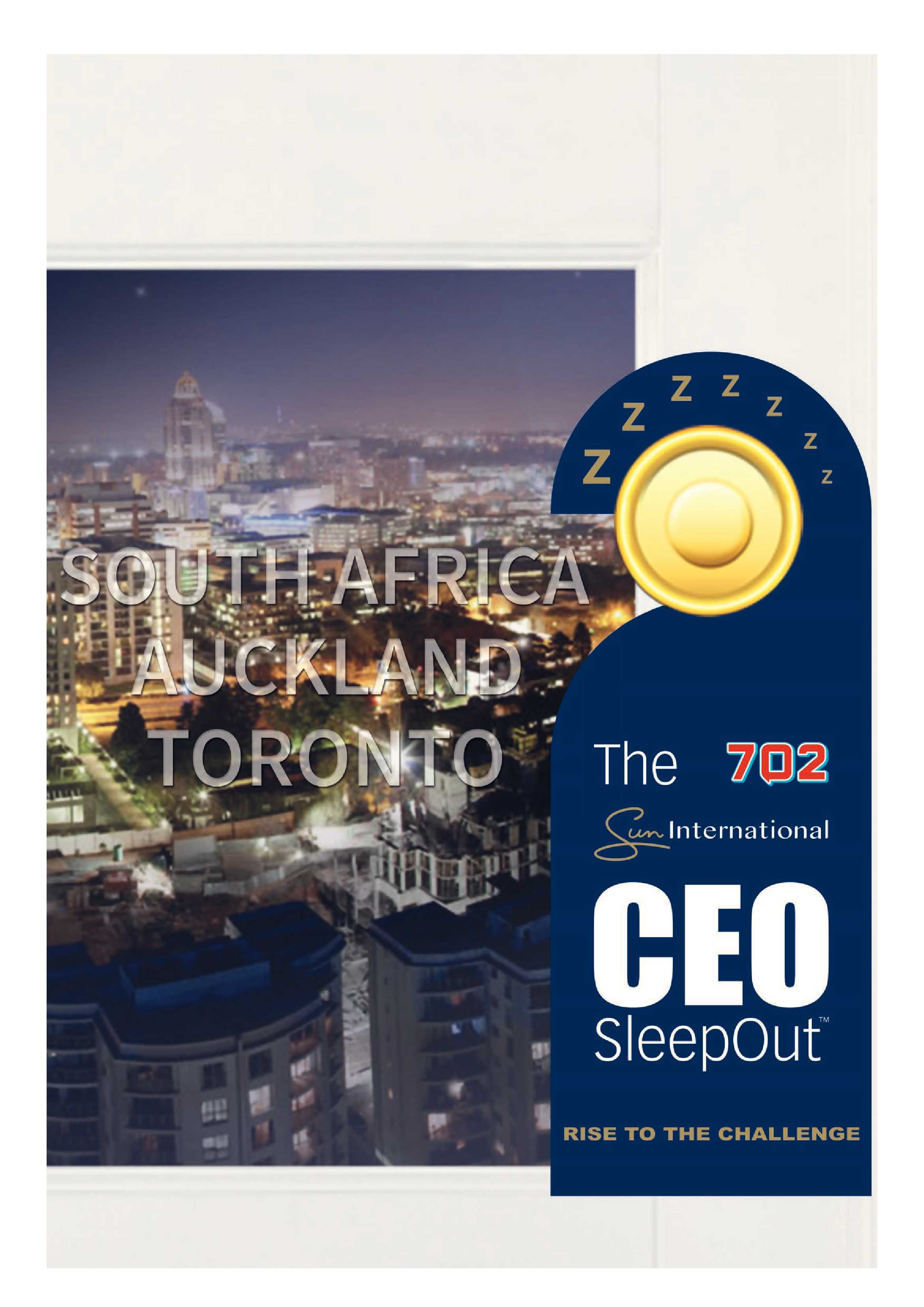 CEO Sleepout page 1