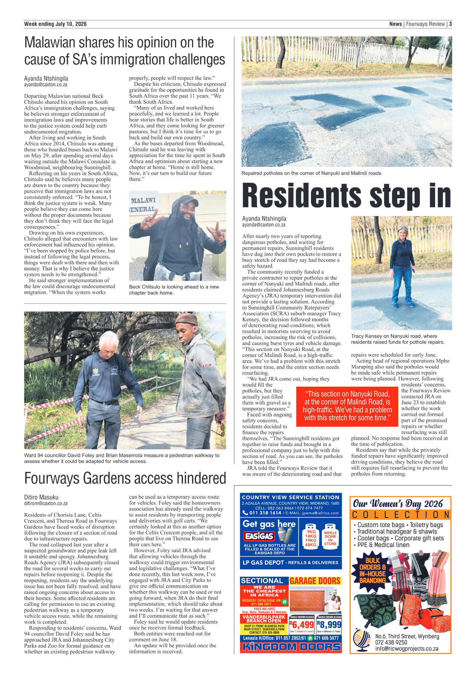 Fourways Review 10 July 2026 page 3