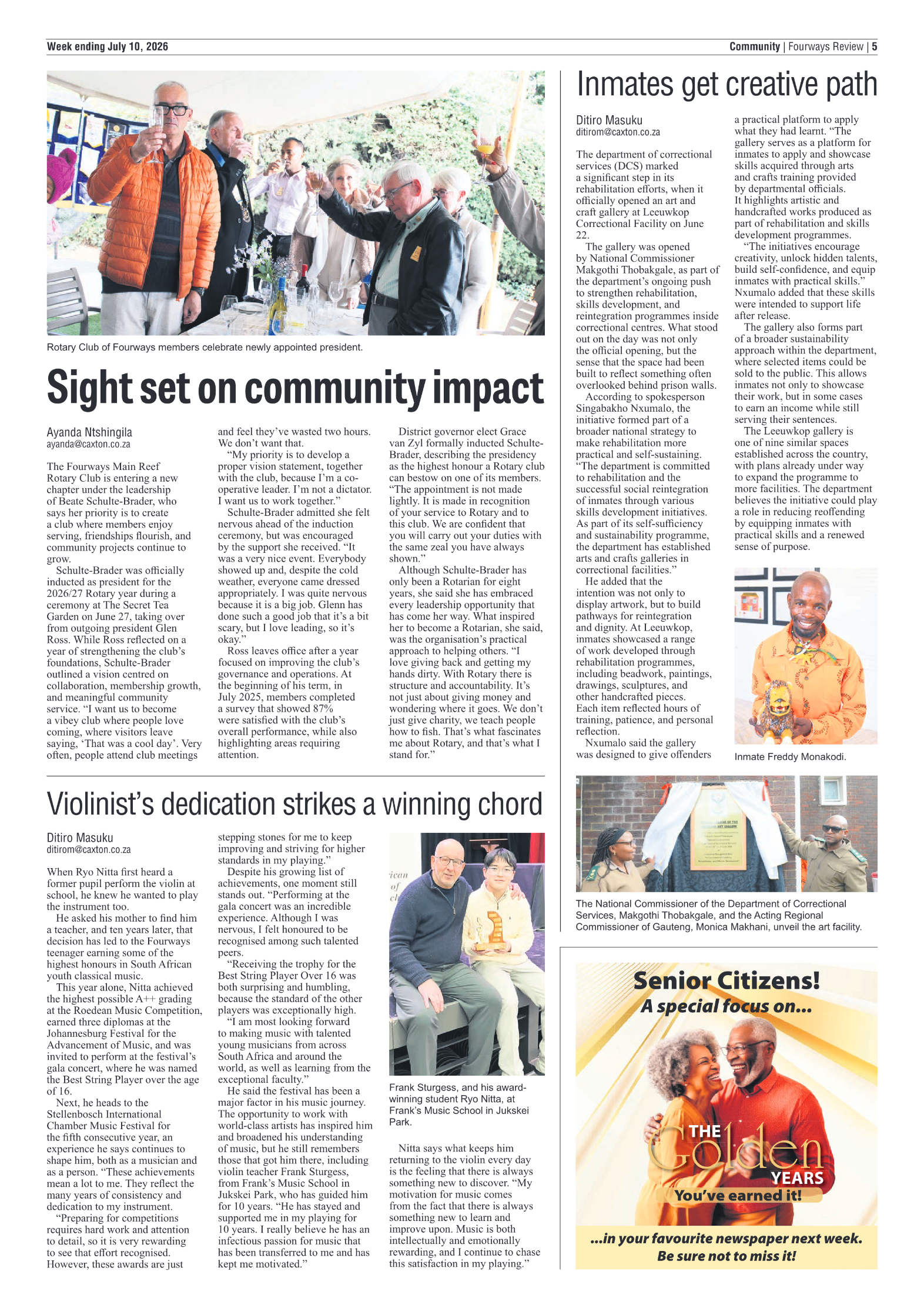 Fourways Review 10 July 2026 page 5