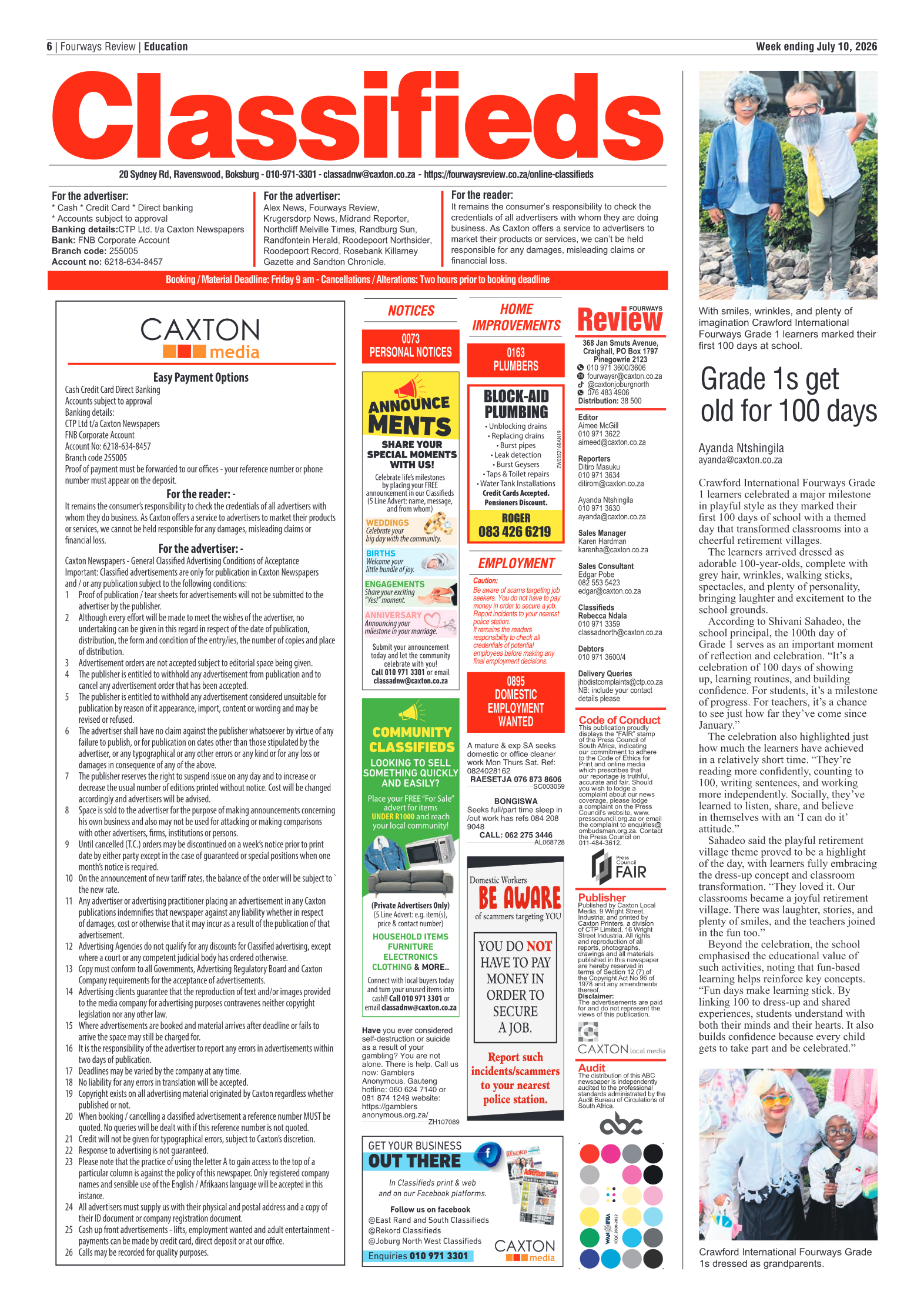 Fourways Review 10 July 2026 page 6