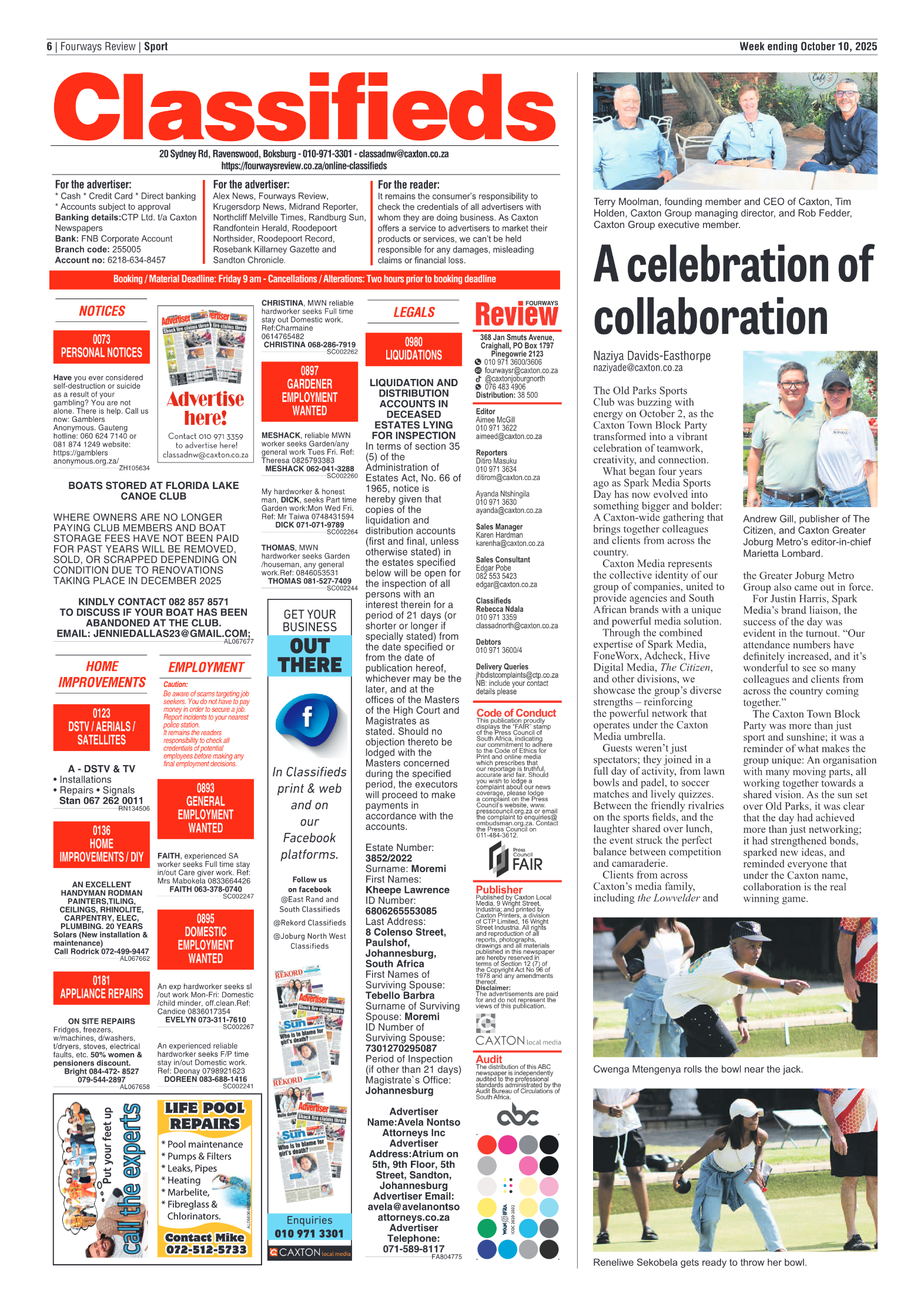 Fourways Review 10 October 2025 page 8