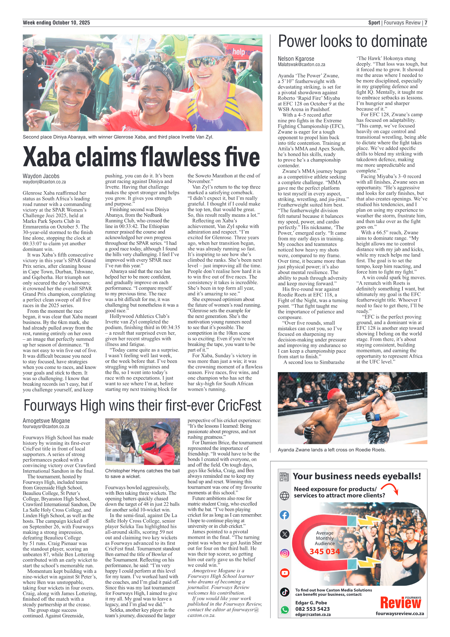 Fourways Review 10 October 2025 page 9