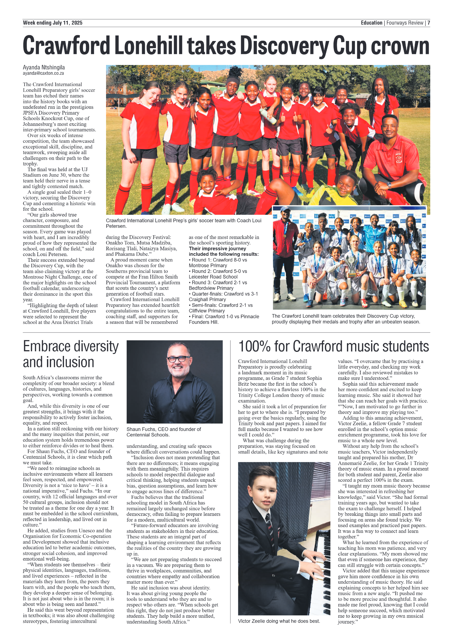 Fourways Review 11 July 2025 page 9