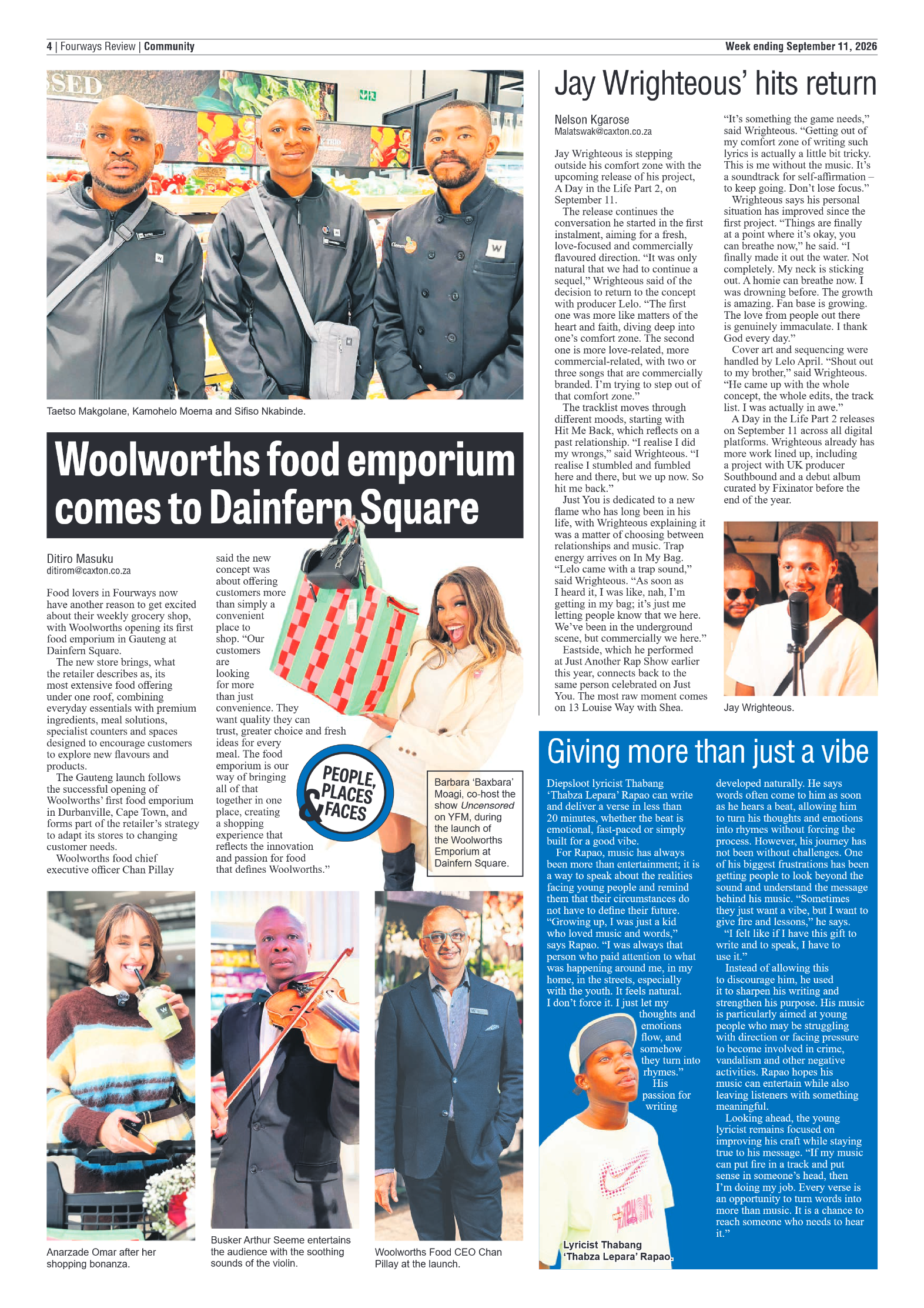 Fourways Review 11 September 2026 page 4