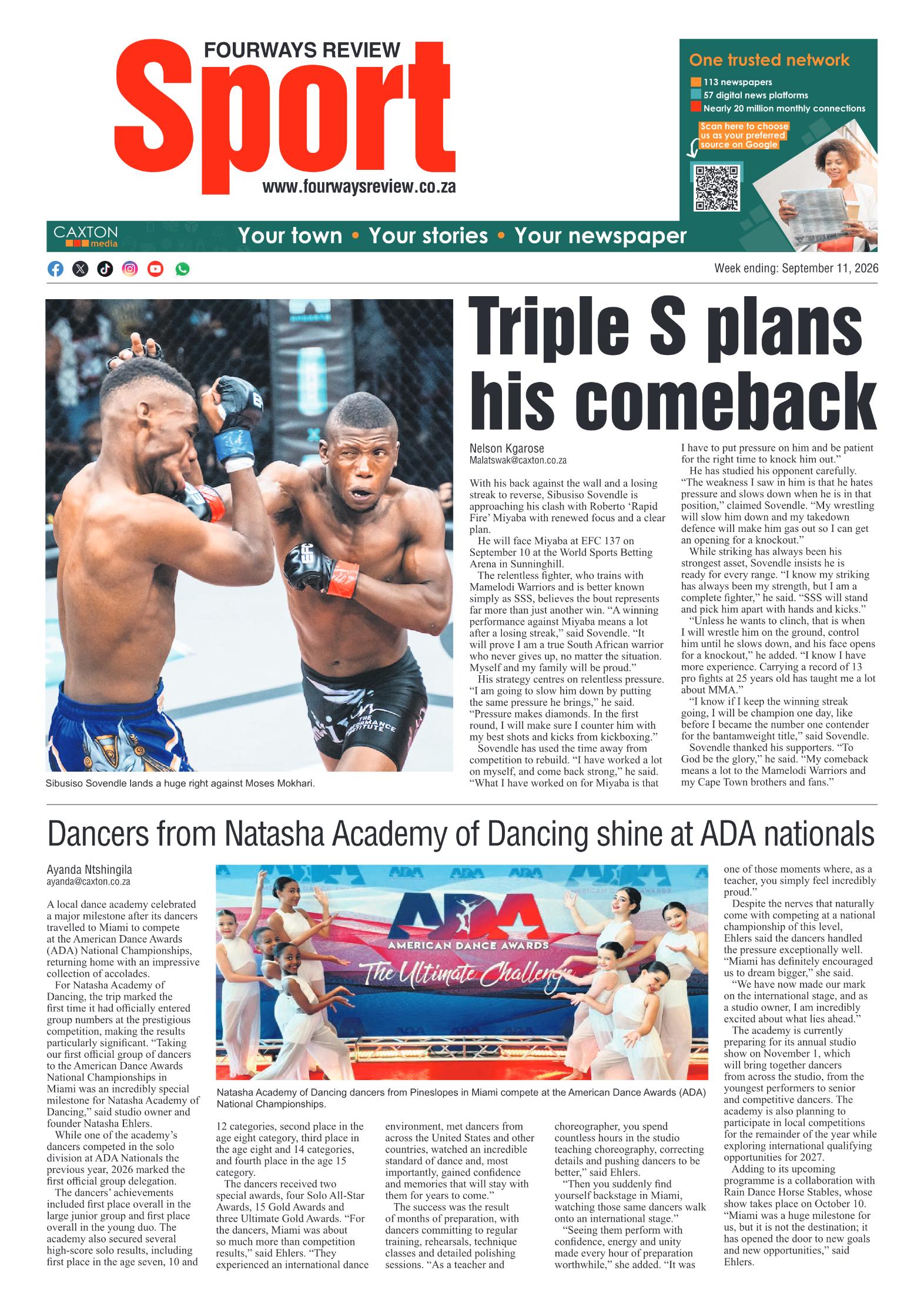 Fourways Review 11 September 2026 page 8