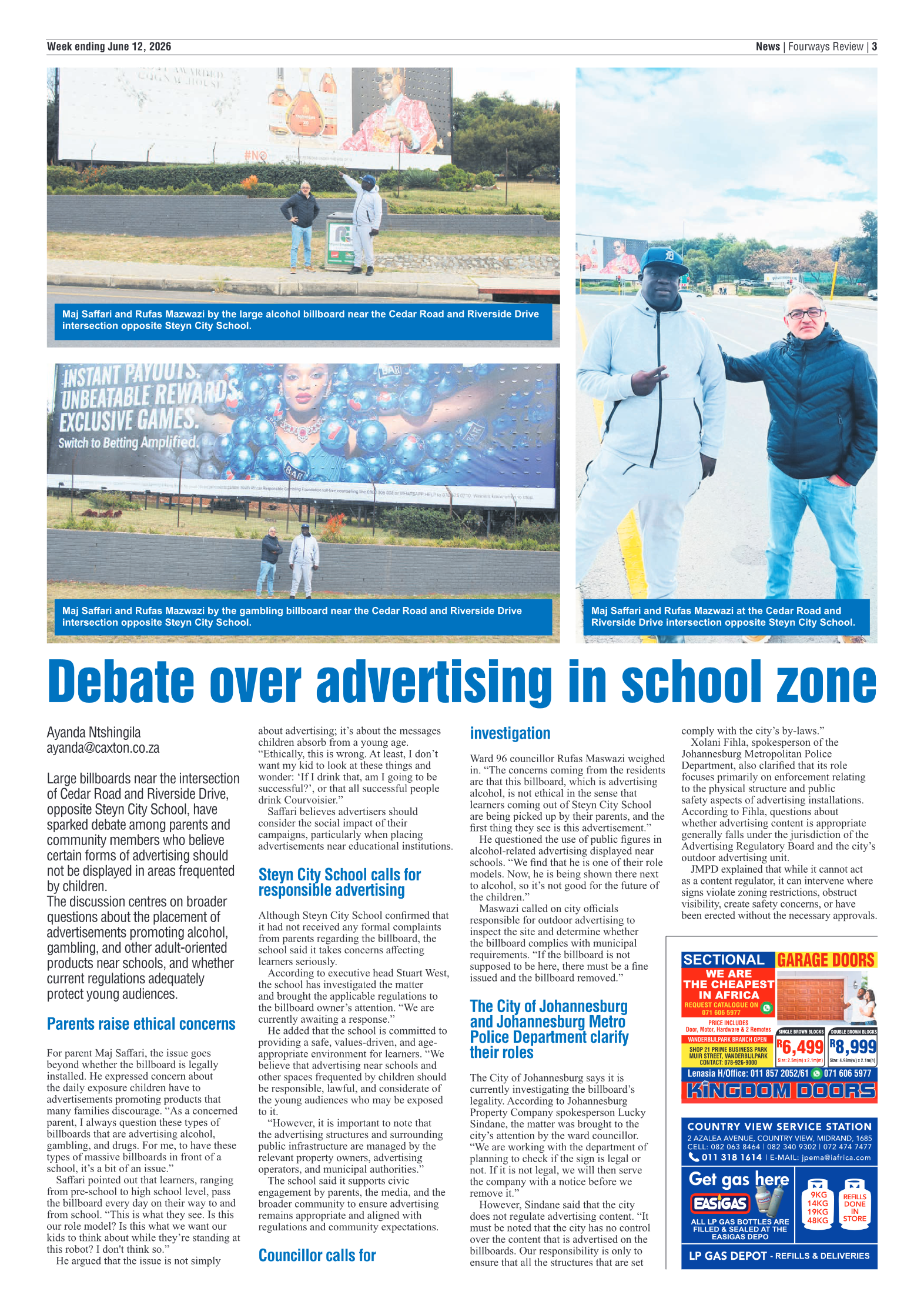 Fourways Review 12 June 2026 page 3
