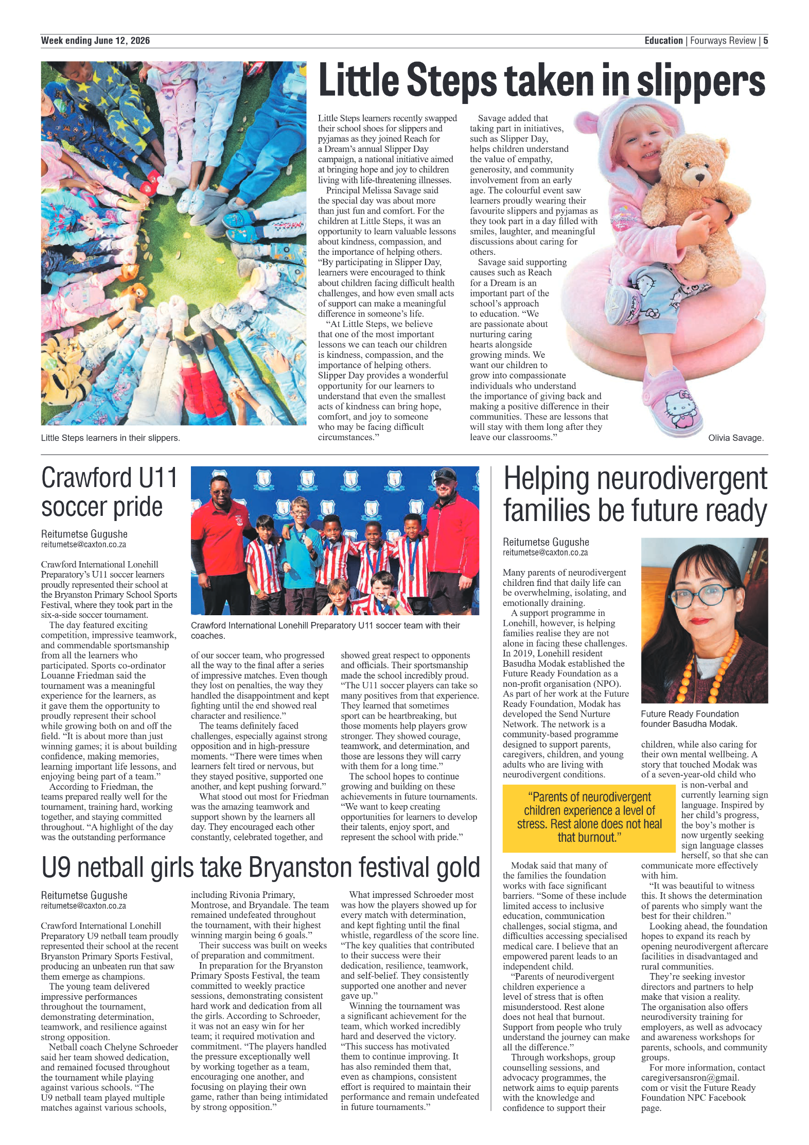Fourways Review 12 June 2026 page 5