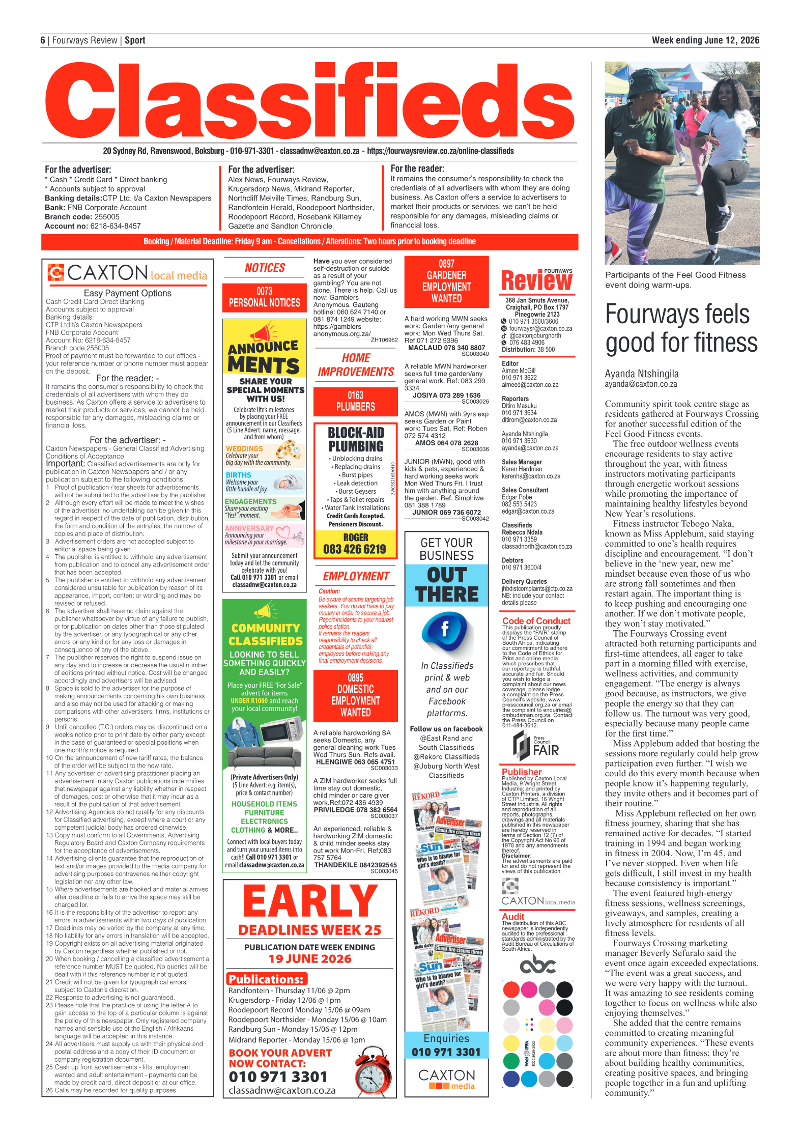 Fourways Review 12 June 2026 page 6