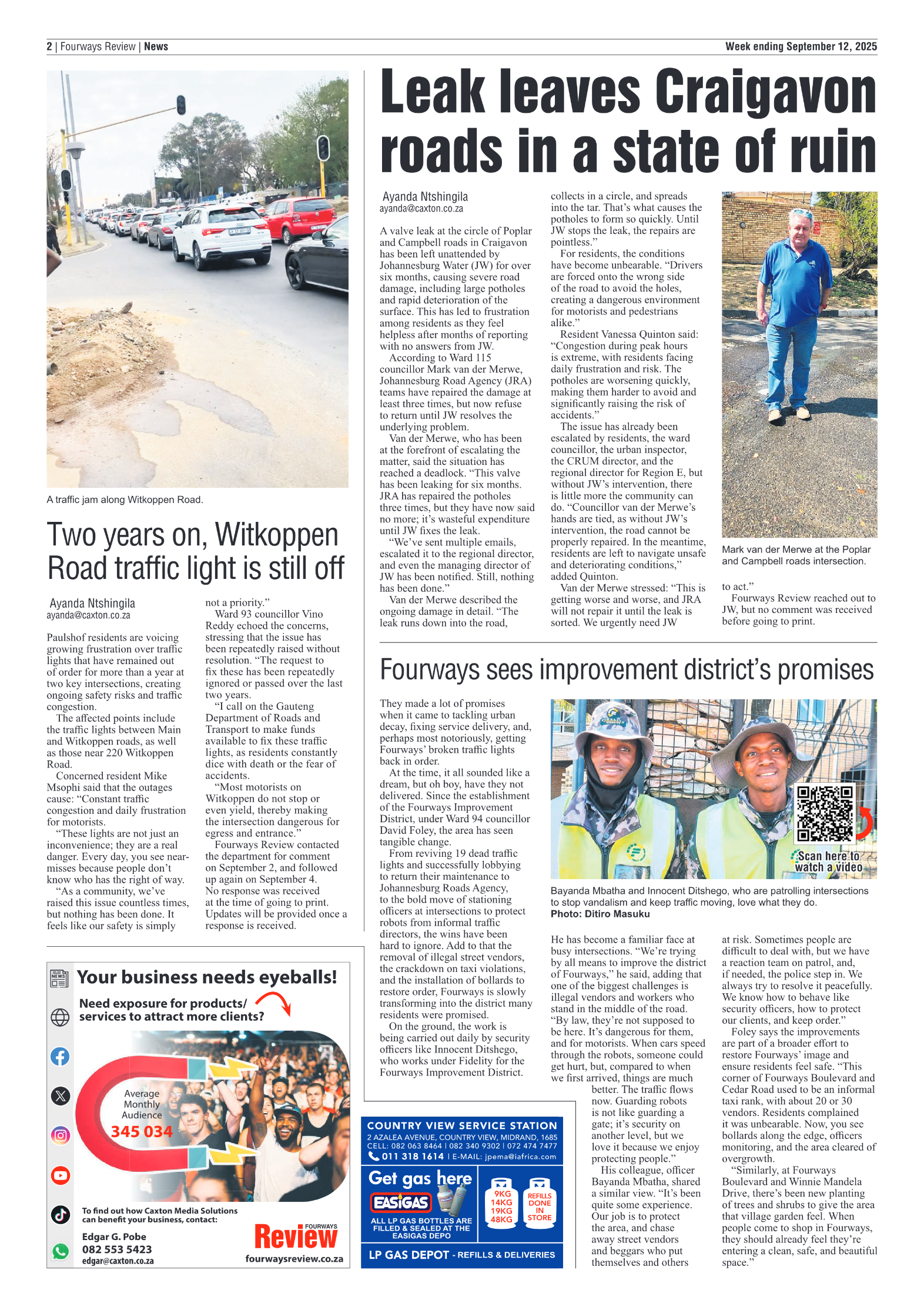 Fourways Review 12 September 2025 page 2