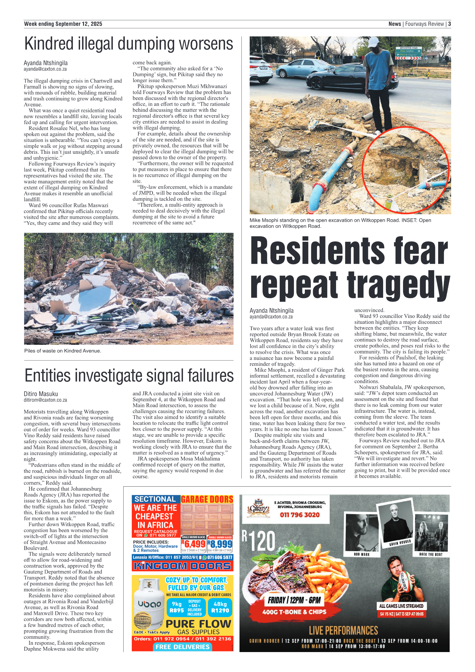 Fourways Review 12 September 2025 page 3