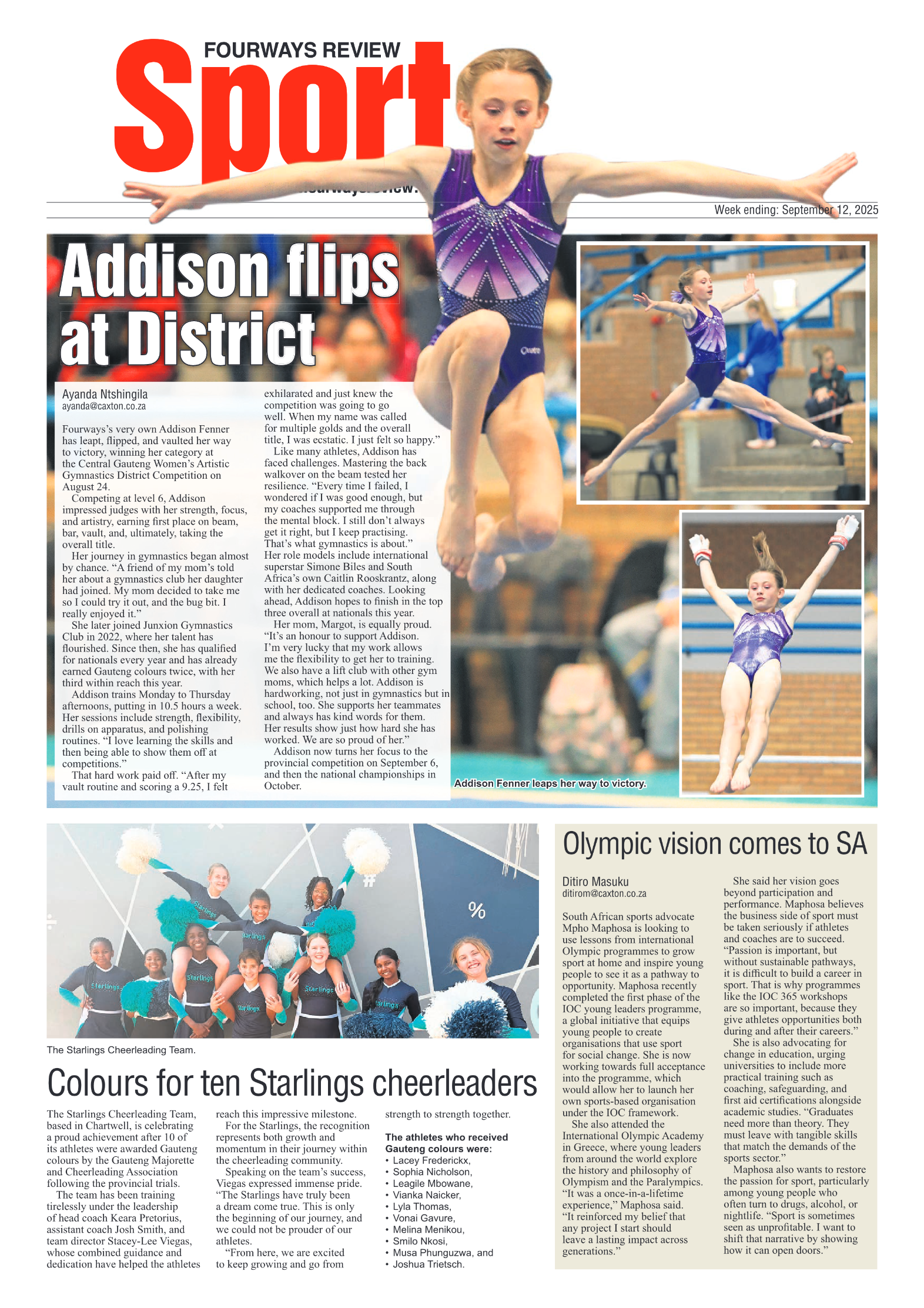 Fourways Review 12 September 2025 page 8