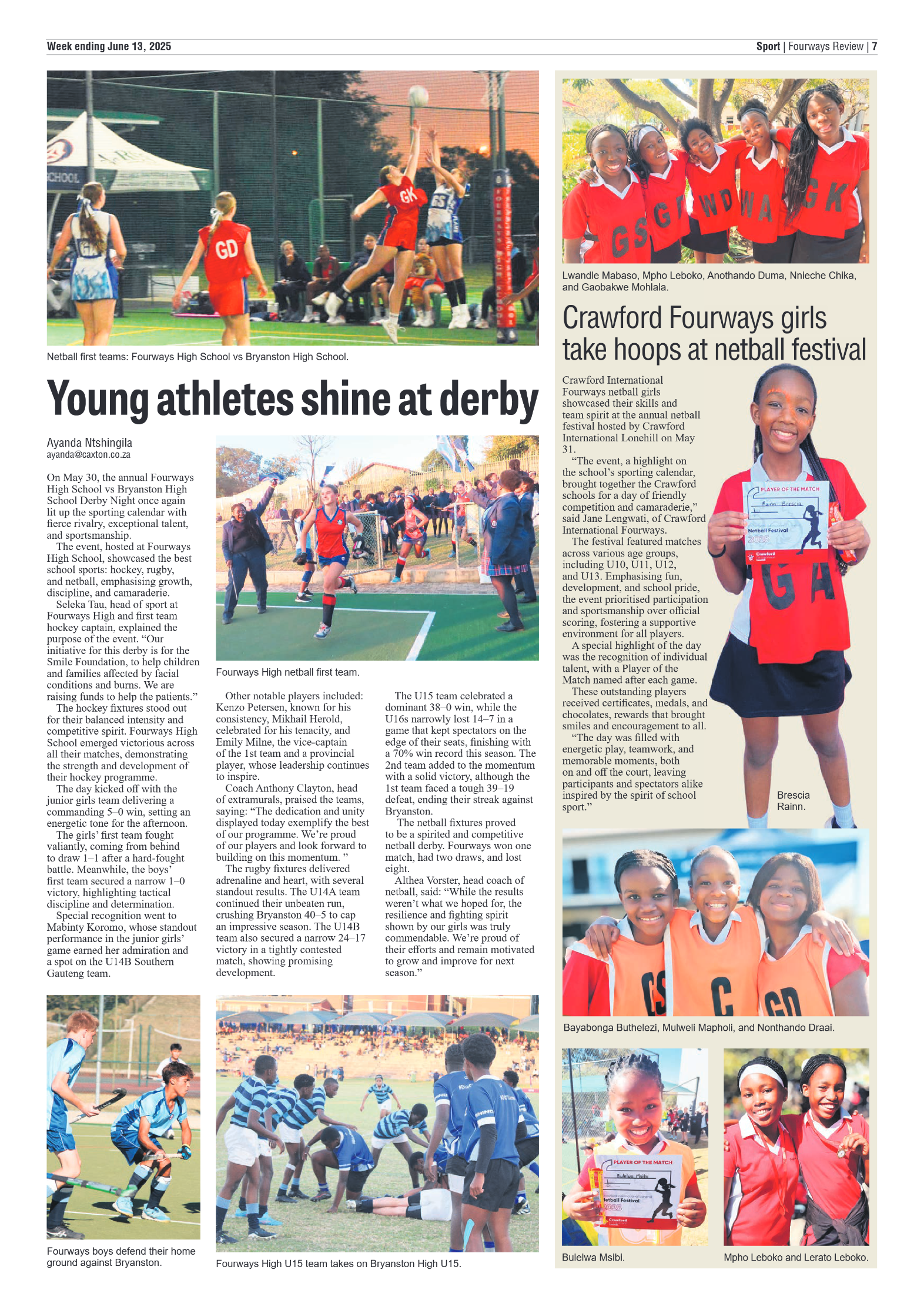 Fourways Review 13 June 2025 page 9