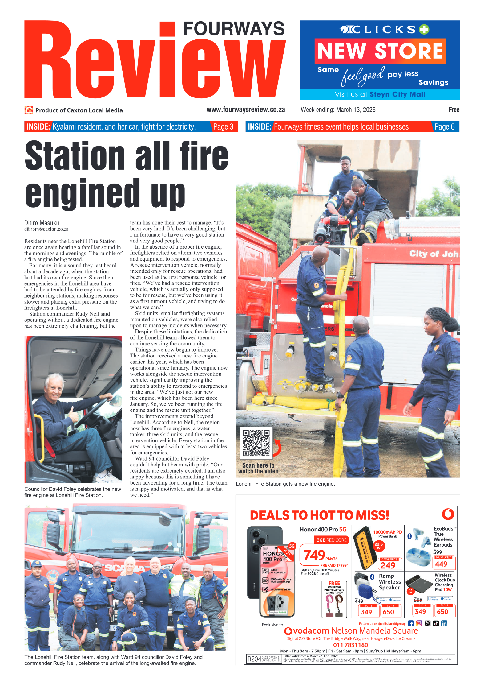 Fourways Review 13 March 2026 page 1