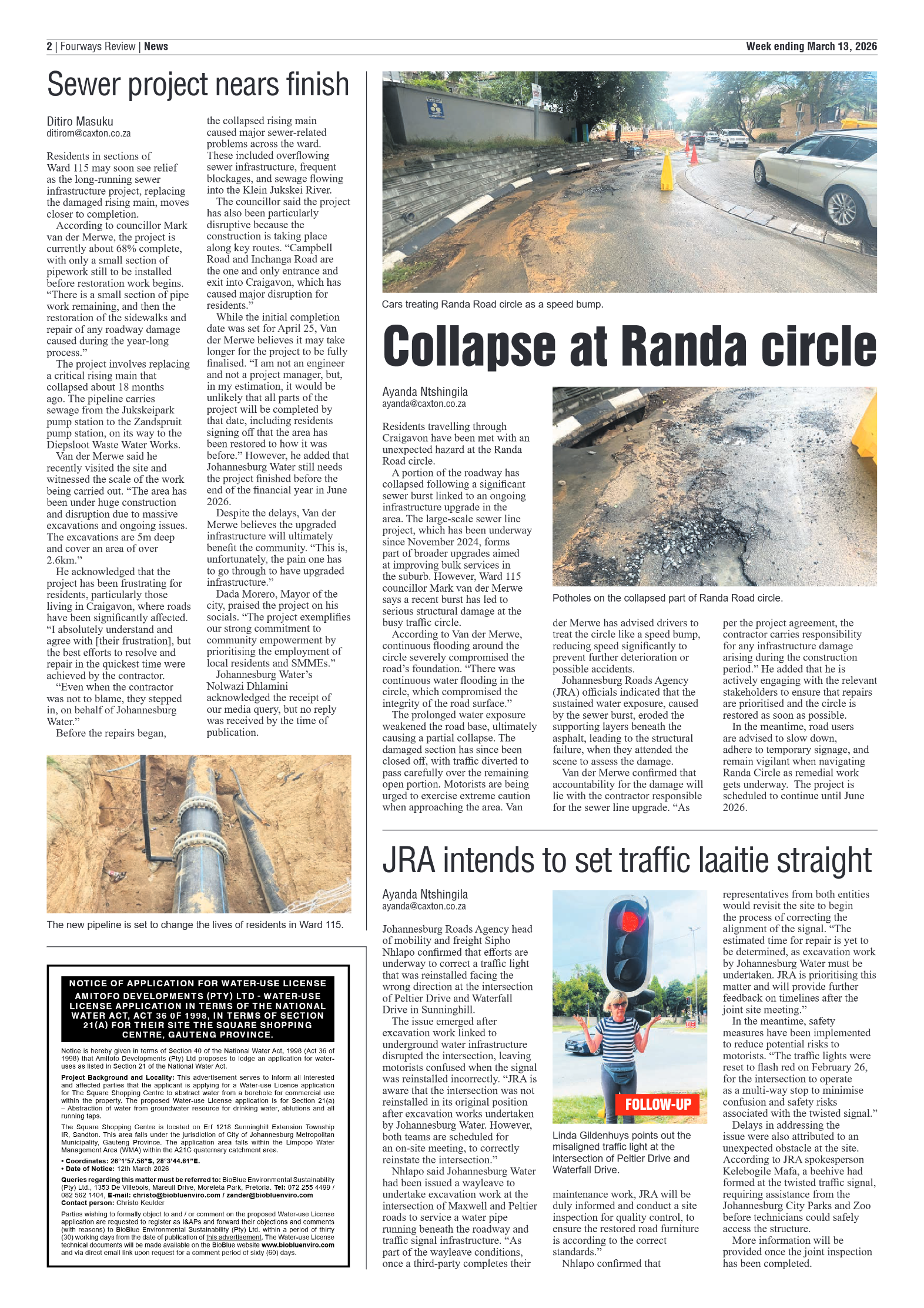 Fourways Review 13 March 2026 page 2