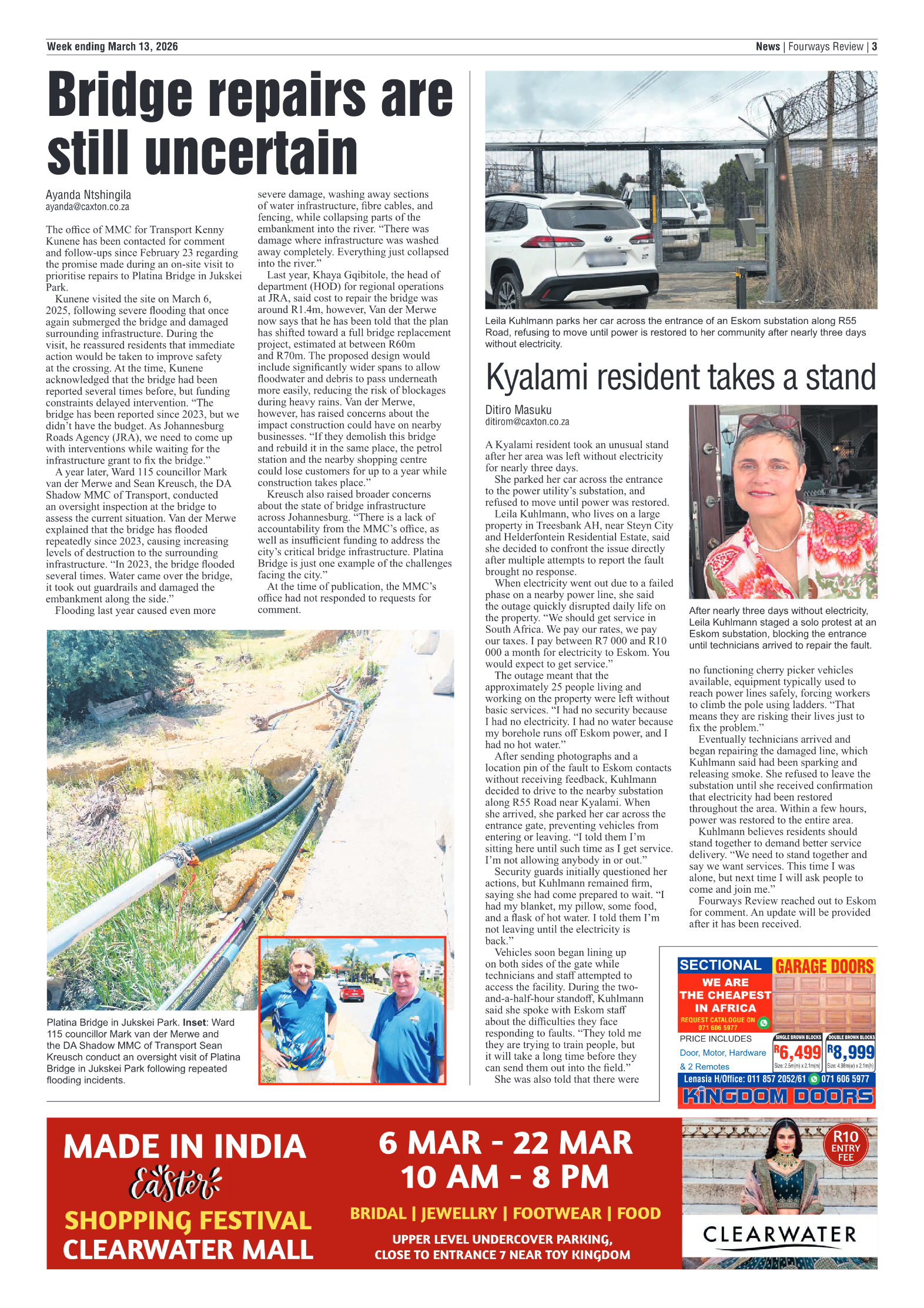 Fourways Review 13 March 2026 page 3