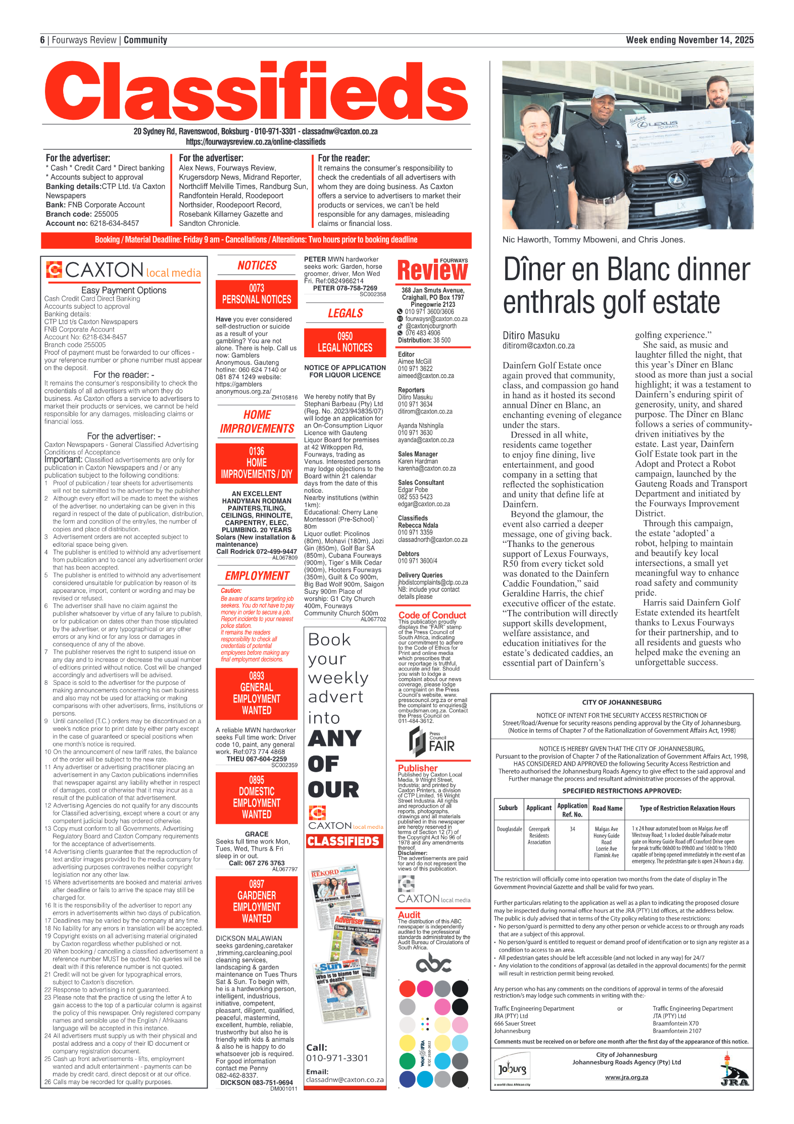 Fourways Review 14 November 2025 page 8