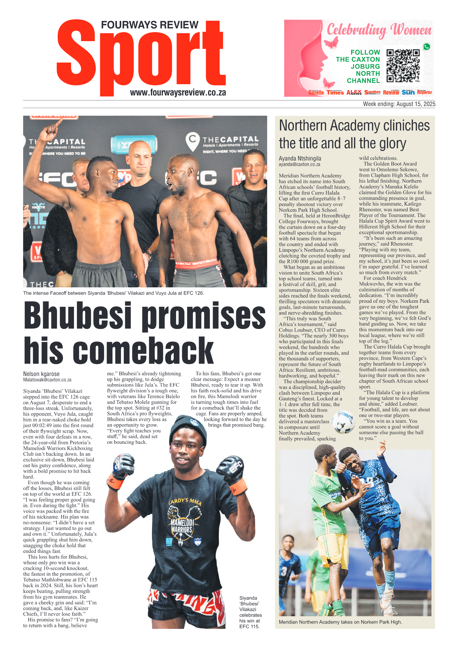 Fourways Review 15 August 2025 page 10