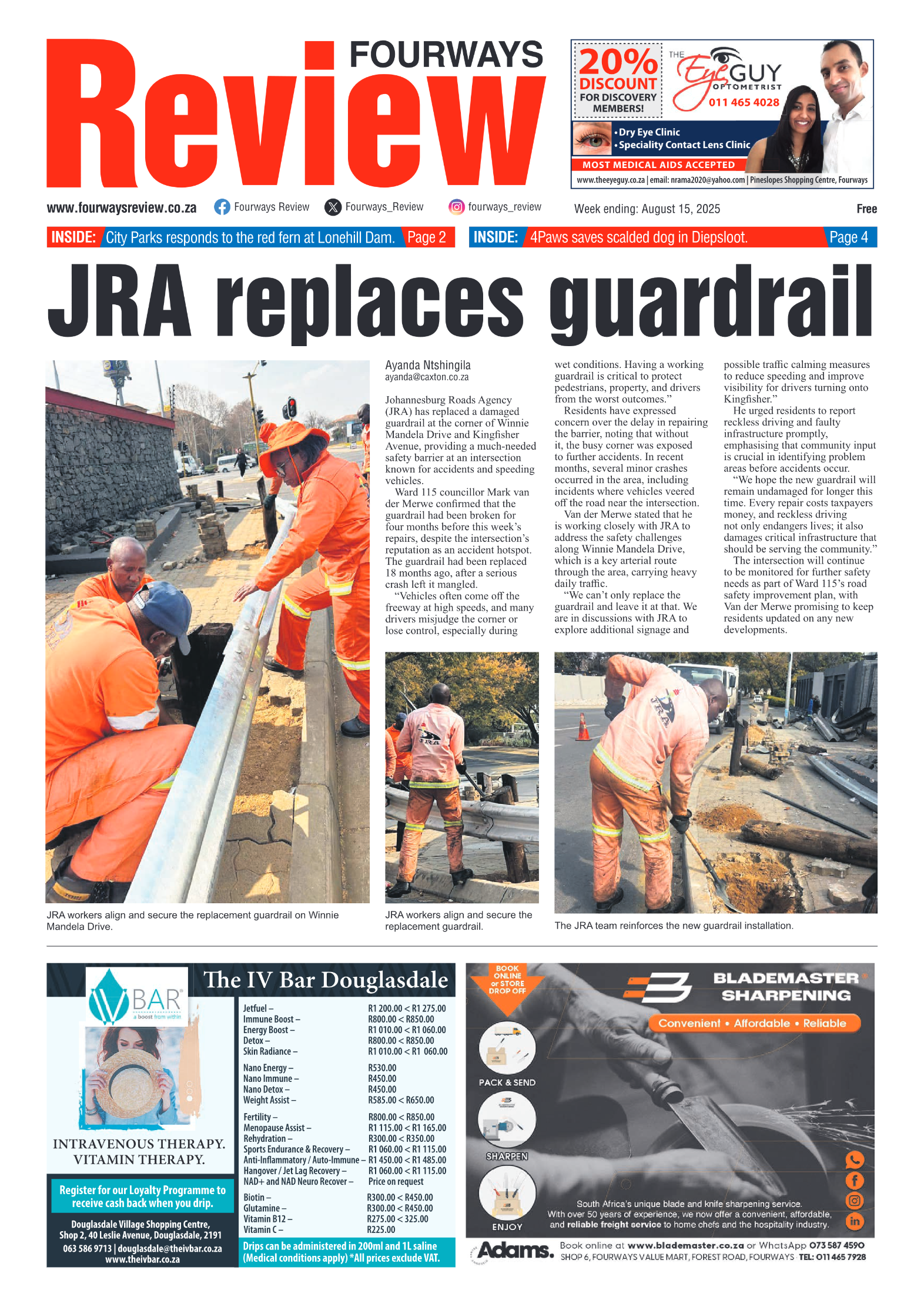 Fourways Review 15 August 2025 page 3