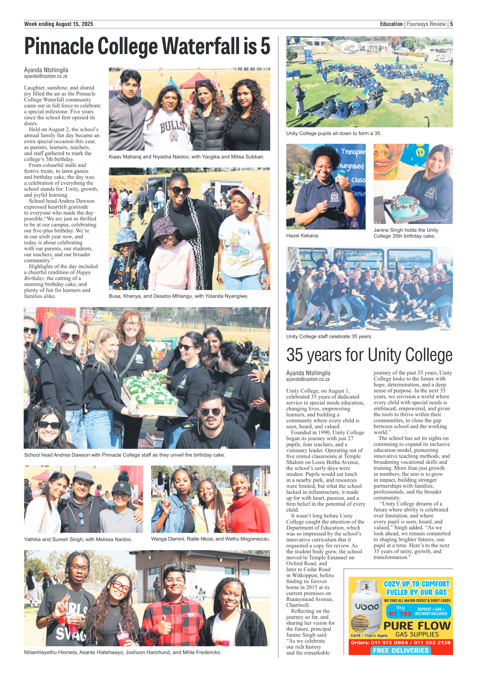 Fourways Review 15 August 2025 page 7