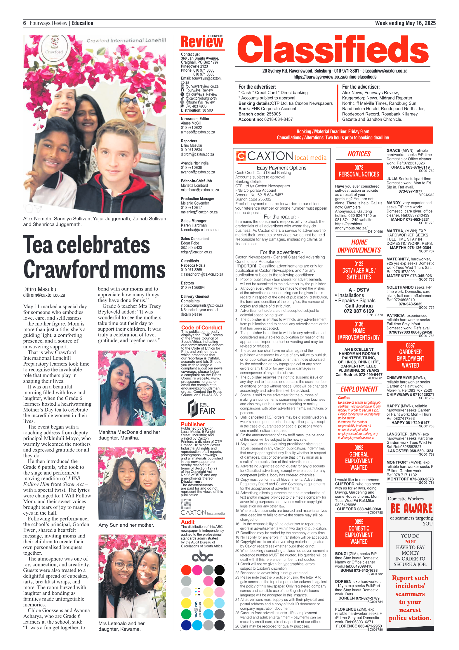 Fourways Review 16 May 2025 page 8