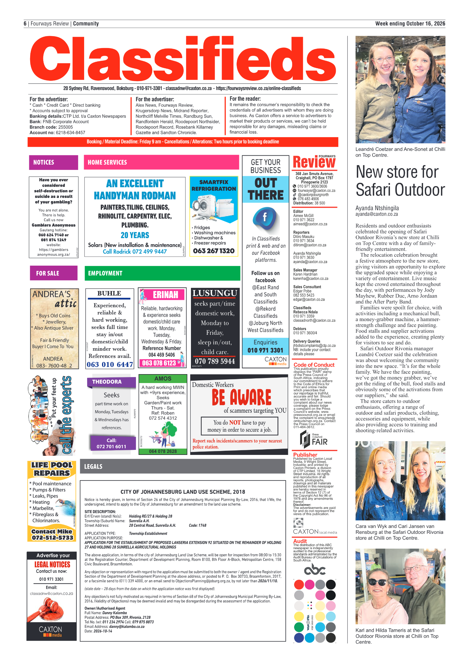 Fourways Review 16 October 2026 page 5
