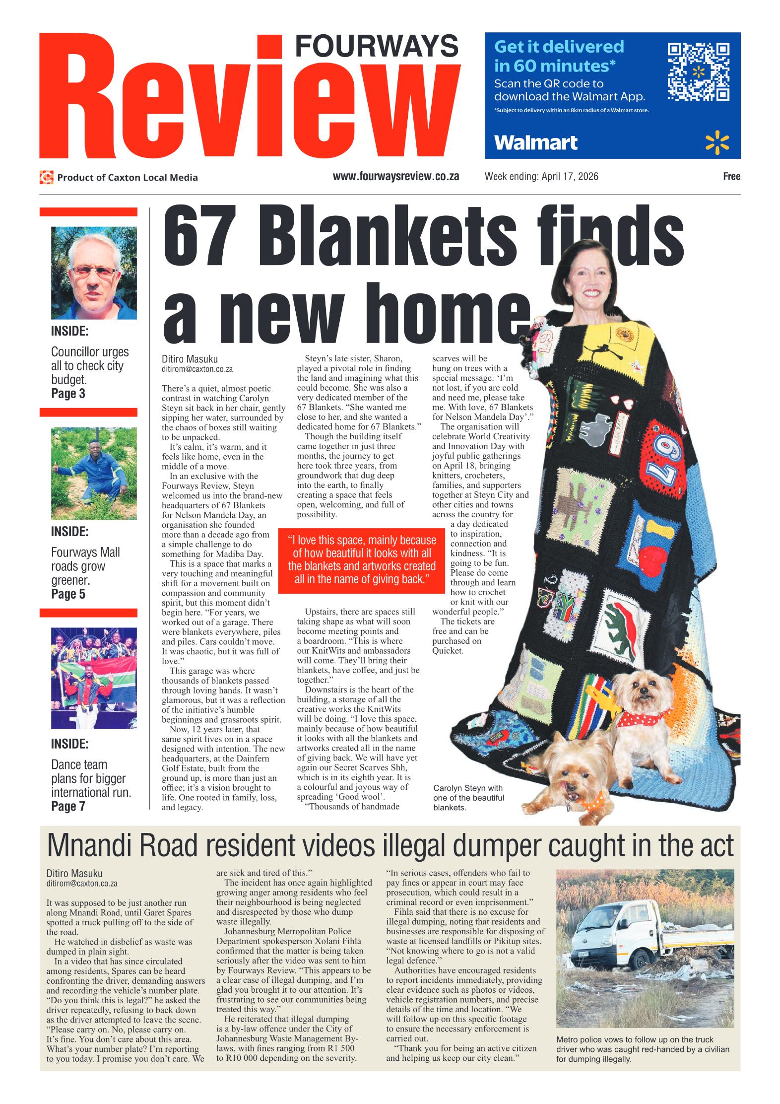 Fourways Review 17 April 2026 page 1