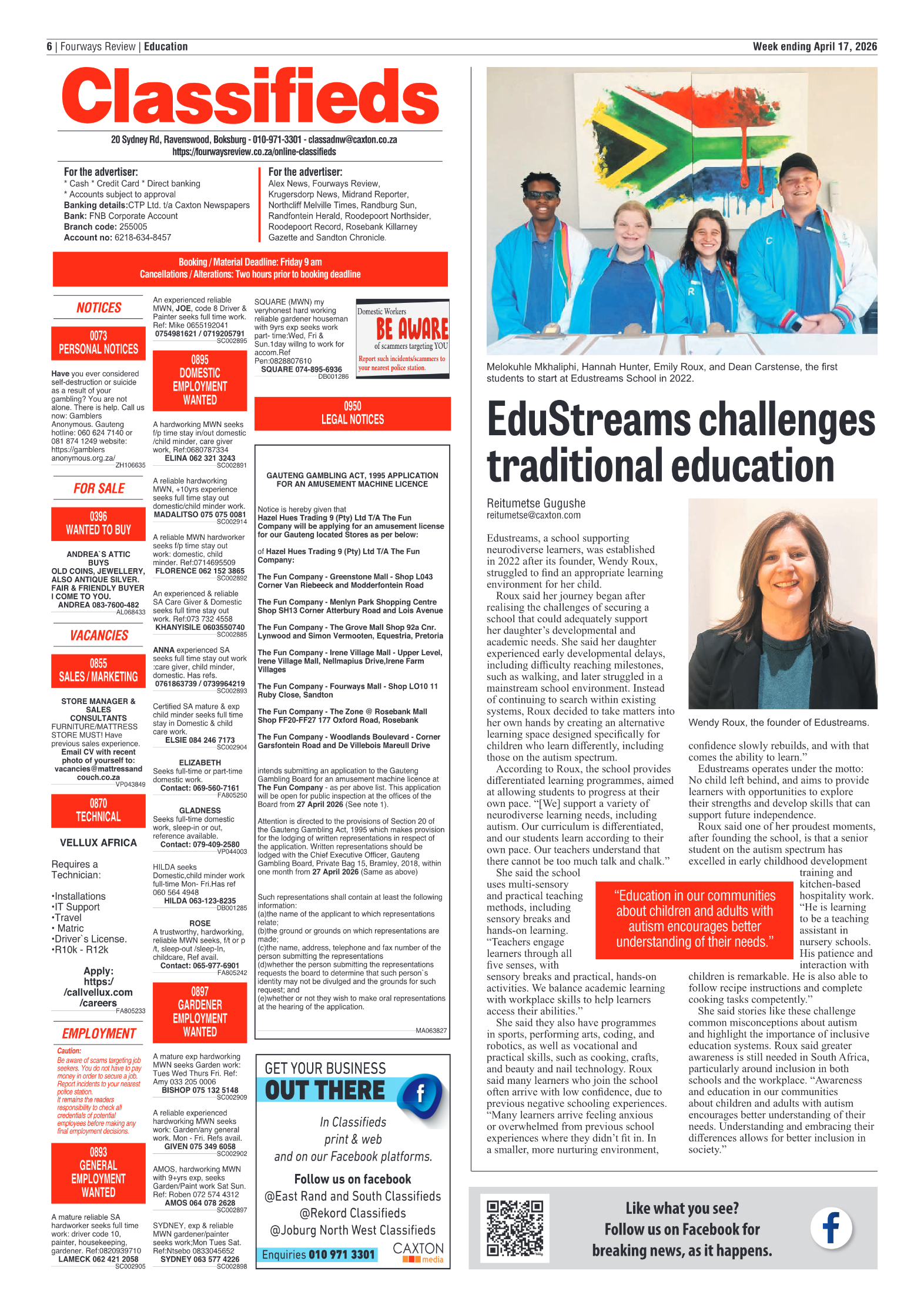 Fourways Review 17 April 2026 page 6