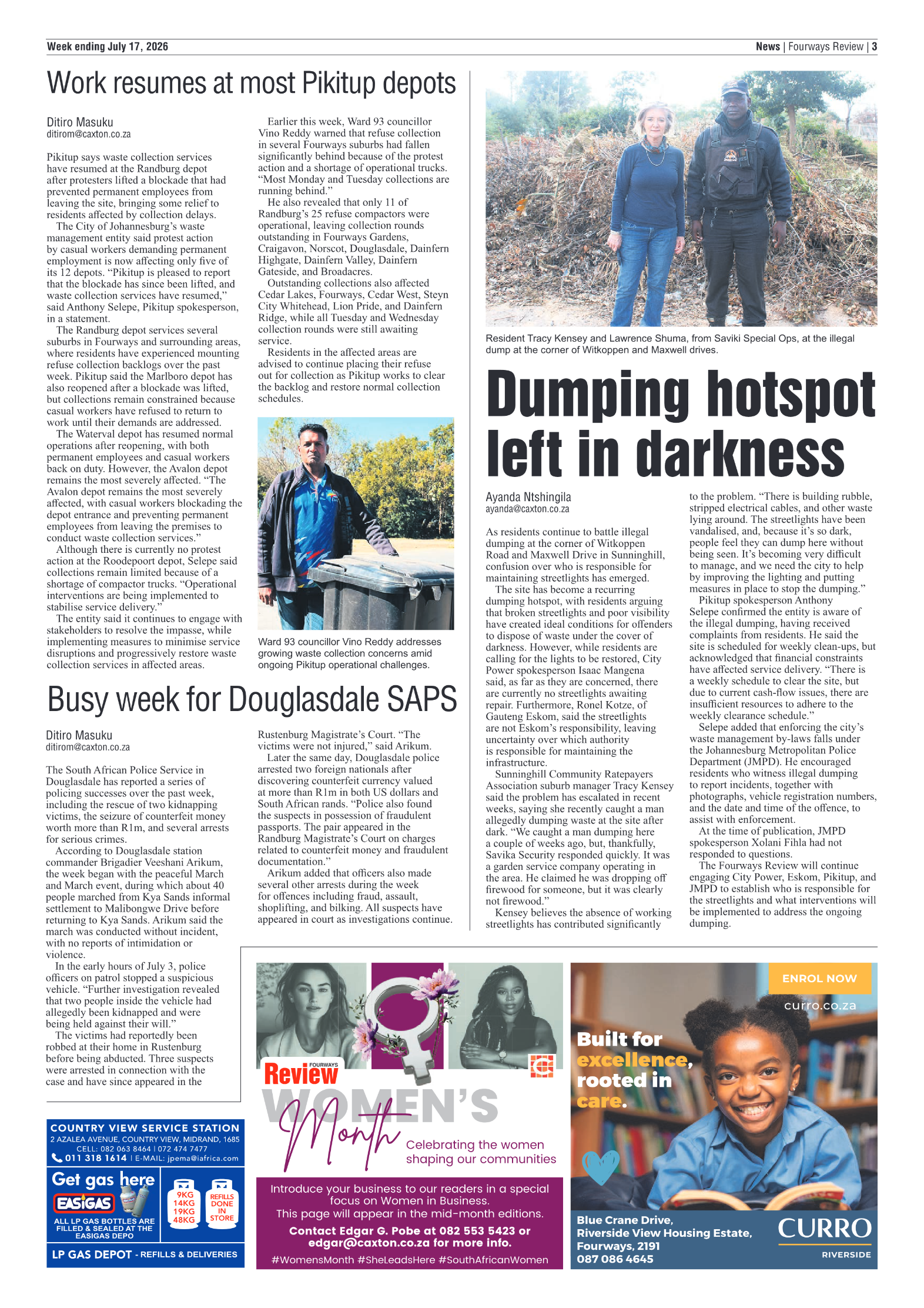 Fourways Review 17 July 2026 page 3