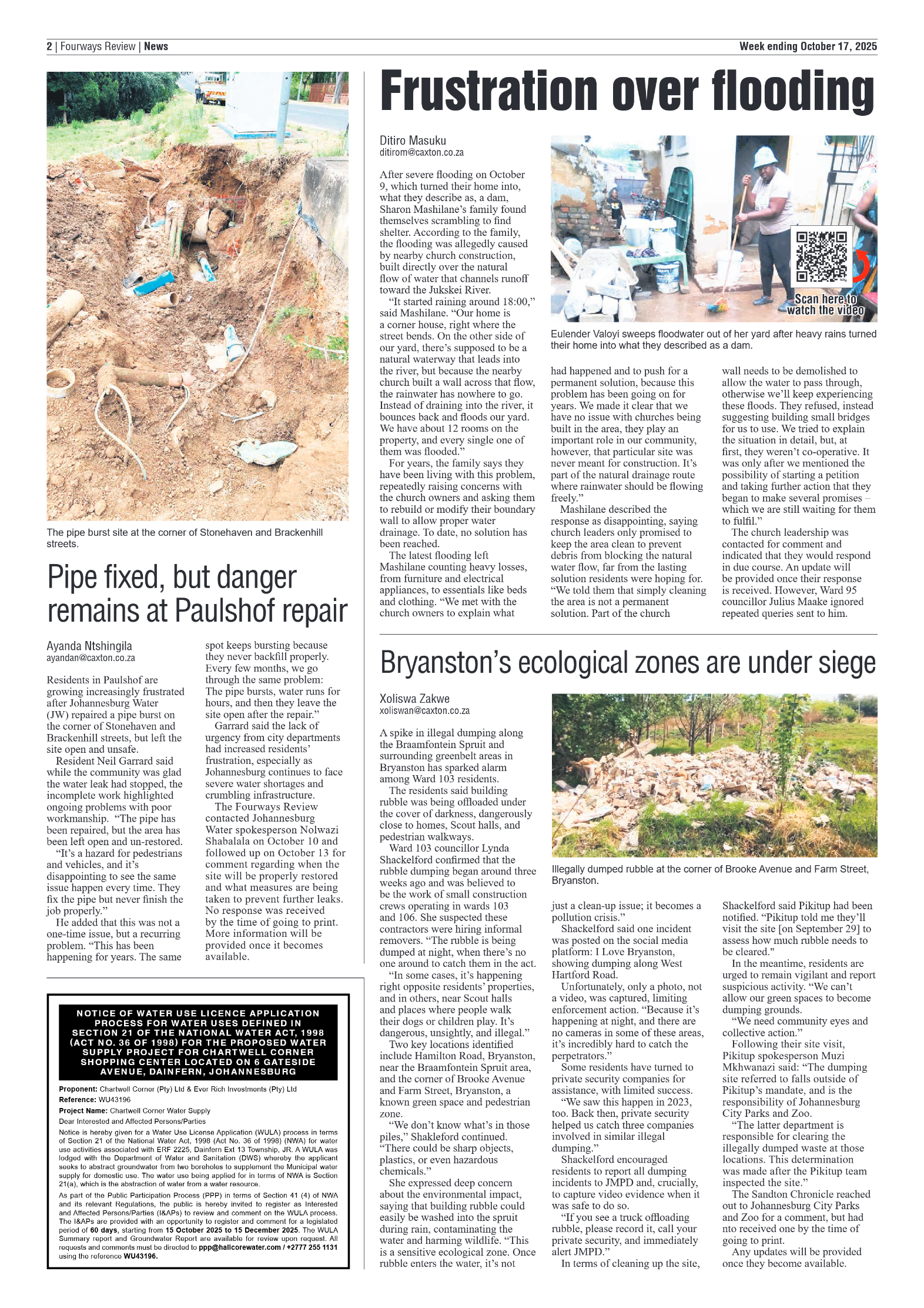 Fourways Review 17 October 2025 page 2