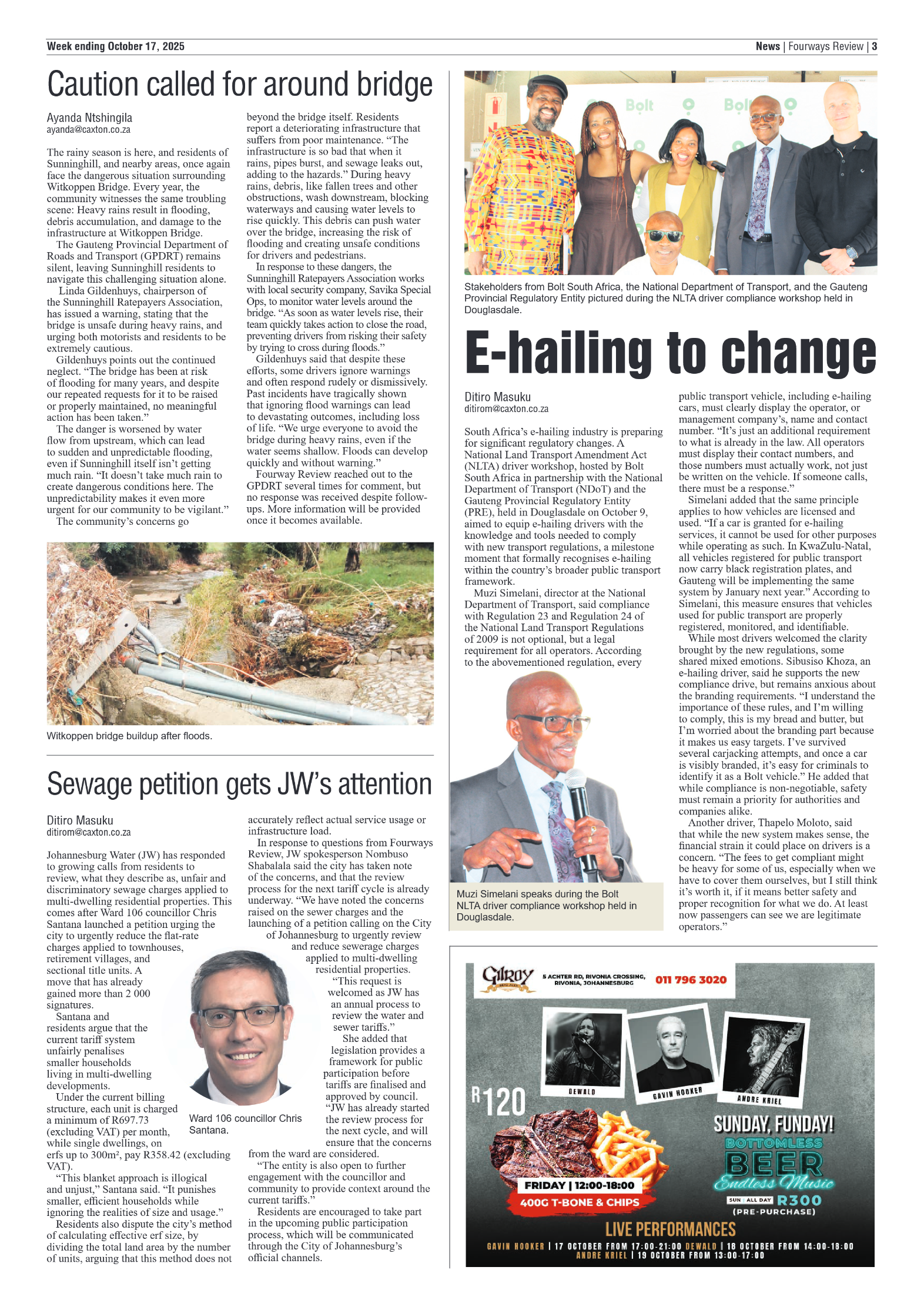 Fourways Review 17 October 2025 page 3