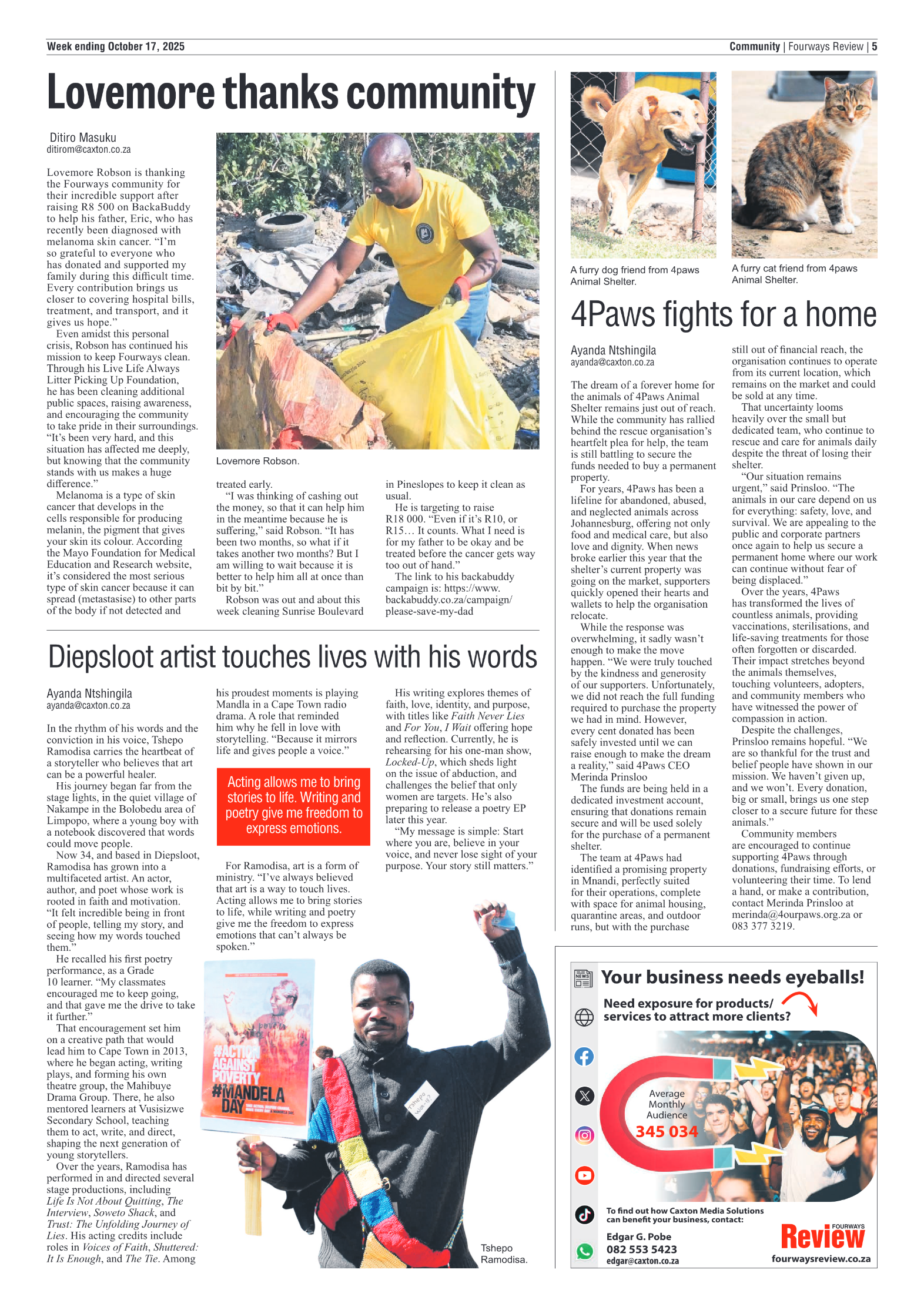 Fourways Review 17 October 2025 page 5