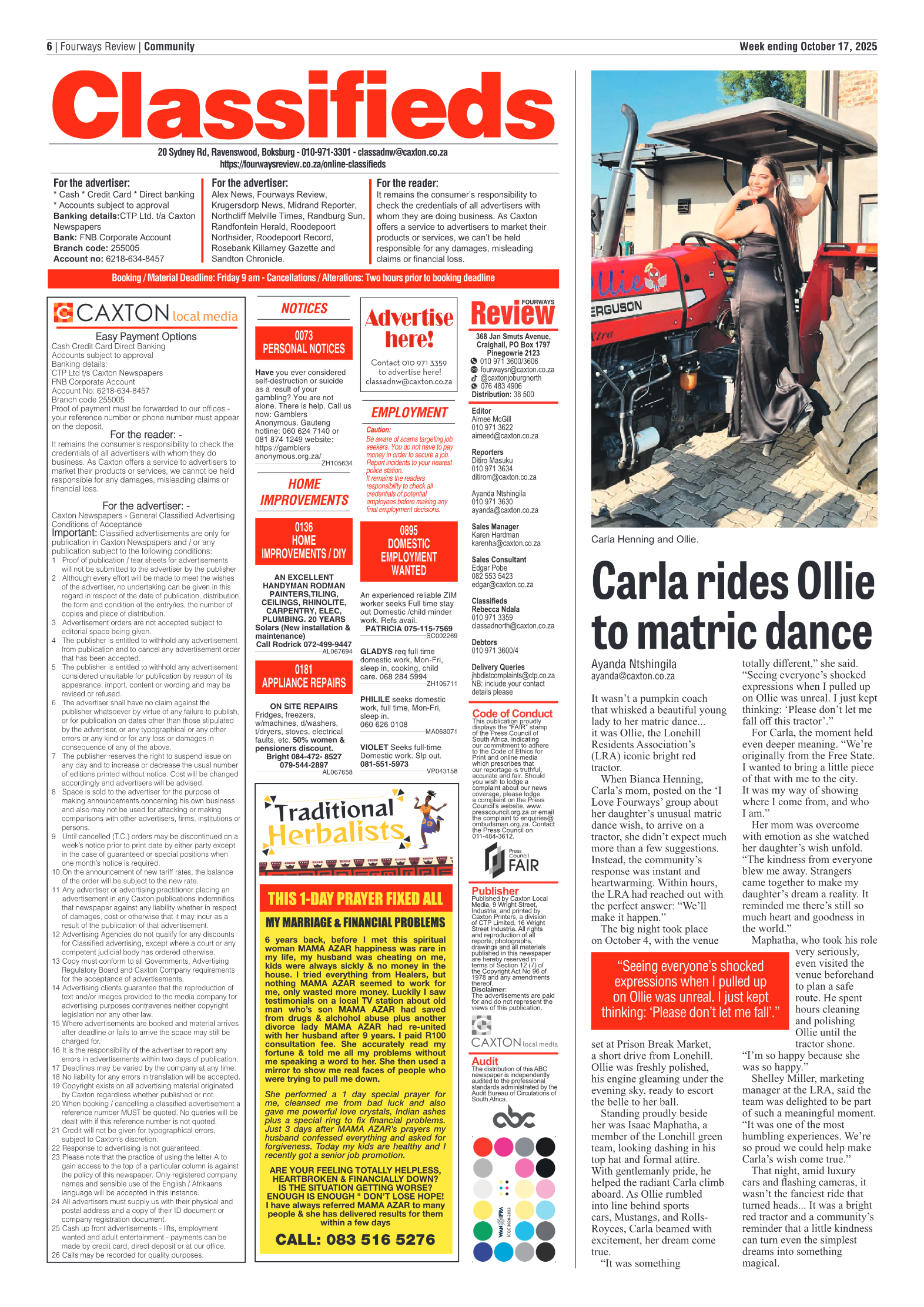 Fourways Review 17 October 2025 page 6