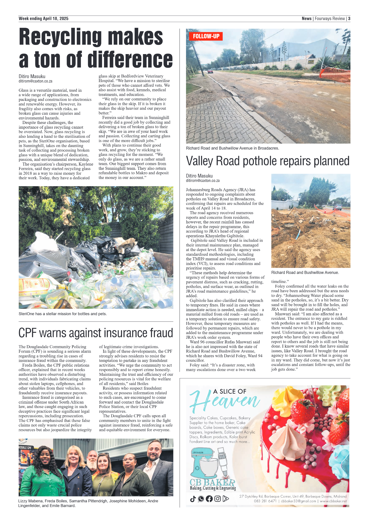 Fourways Review 18 April 2025 page 3