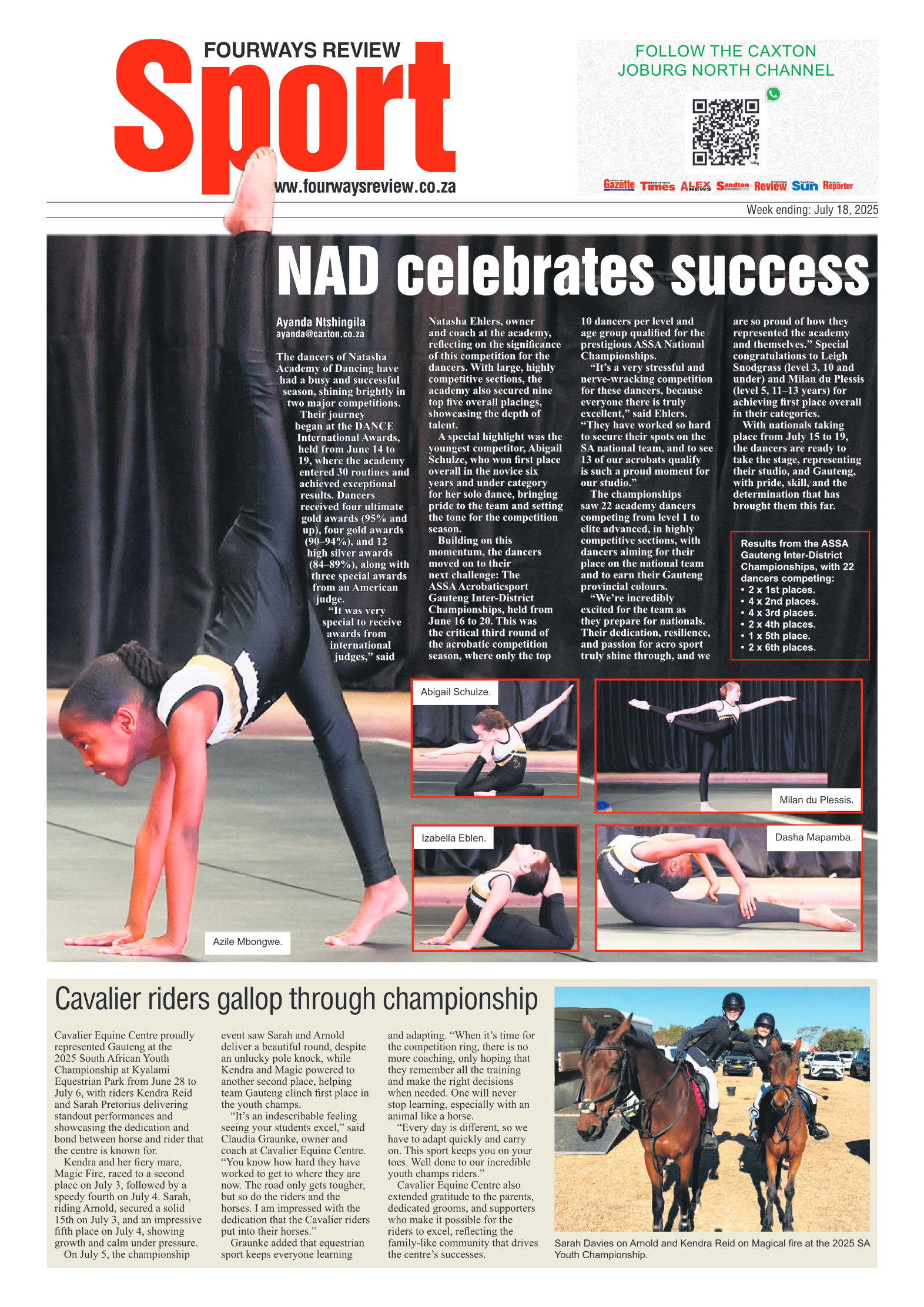 Fourways Review 18 July 2025 page 8