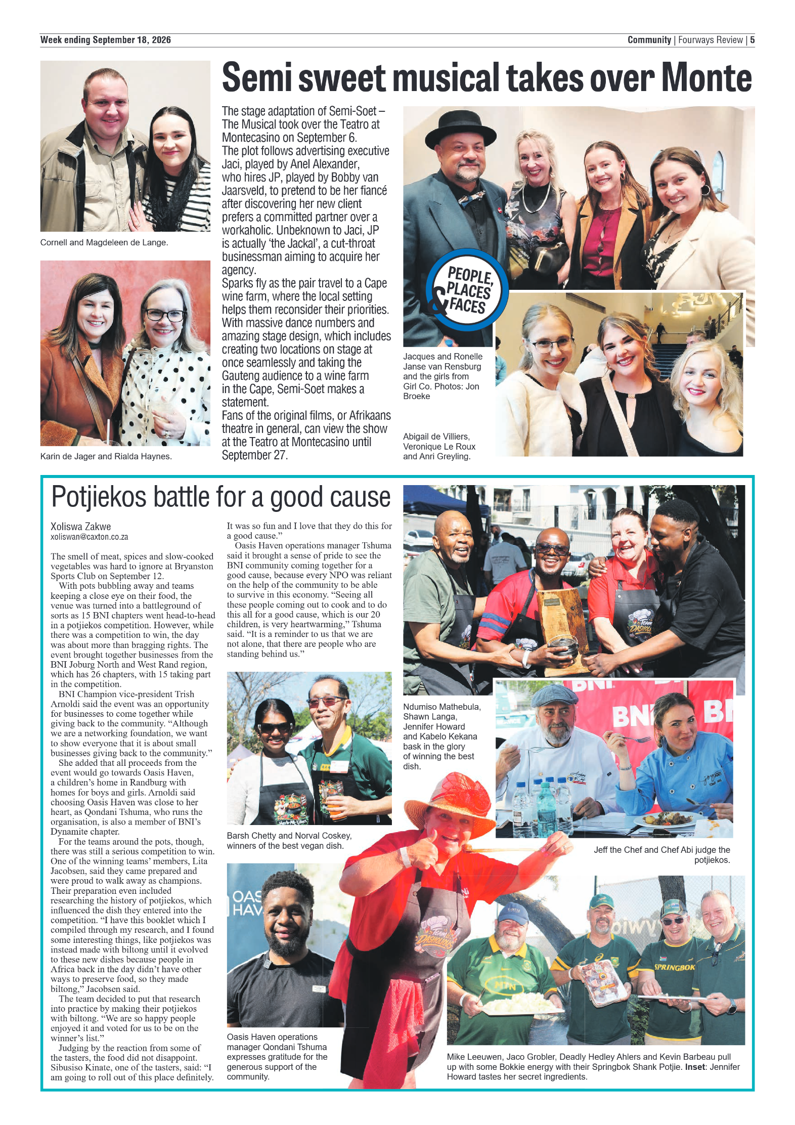 Fourways Review 18 September 2026 page 5