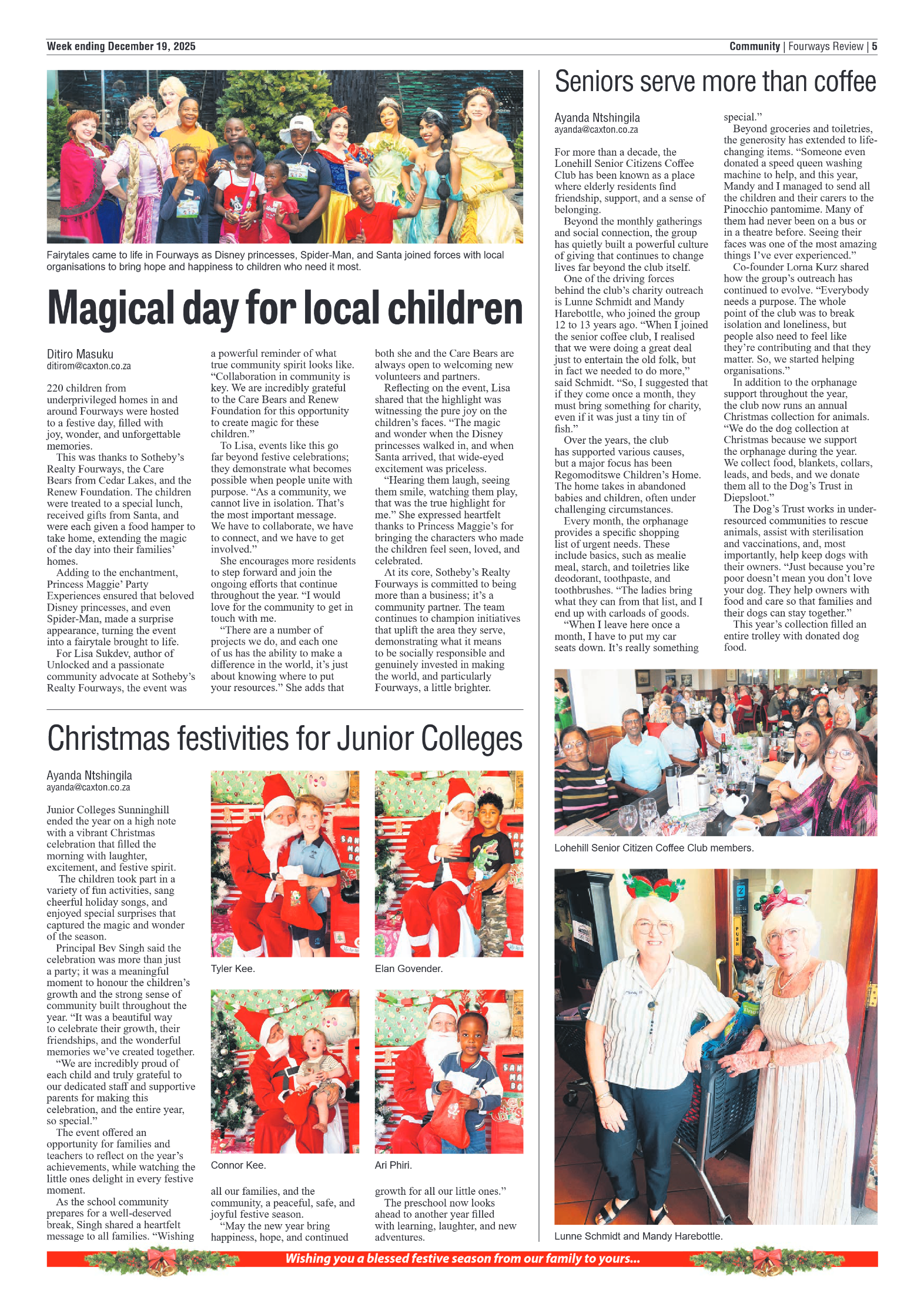Fourways Review 19 December 2025 page 5