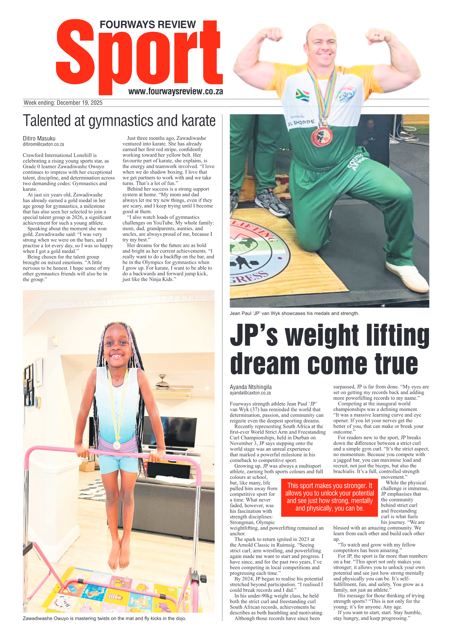 Fourways Review 19 December 2025 page 8