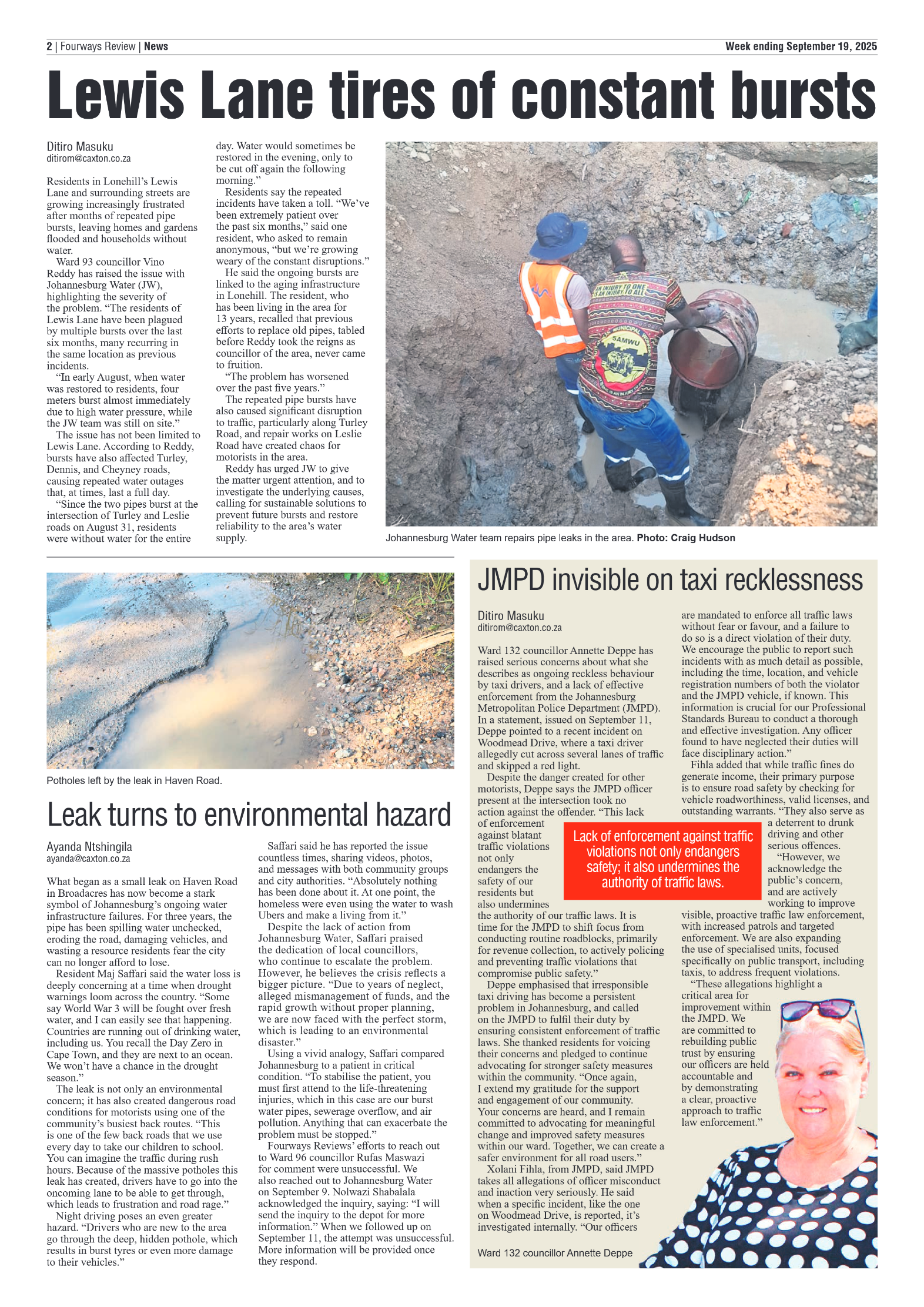 Fourways Review 19 September 2025 page 4