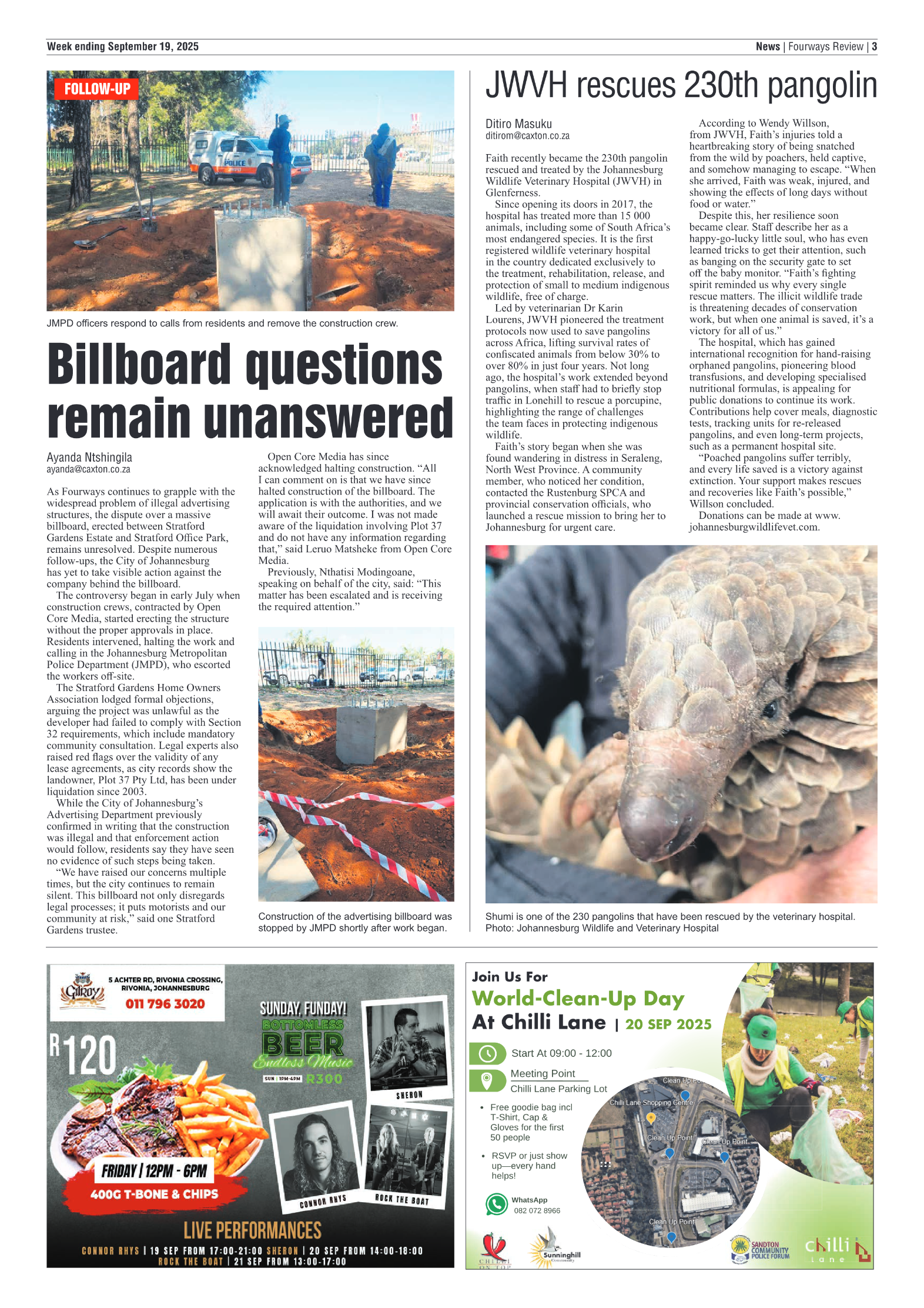 Fourways Review 19 September 2025 page 5