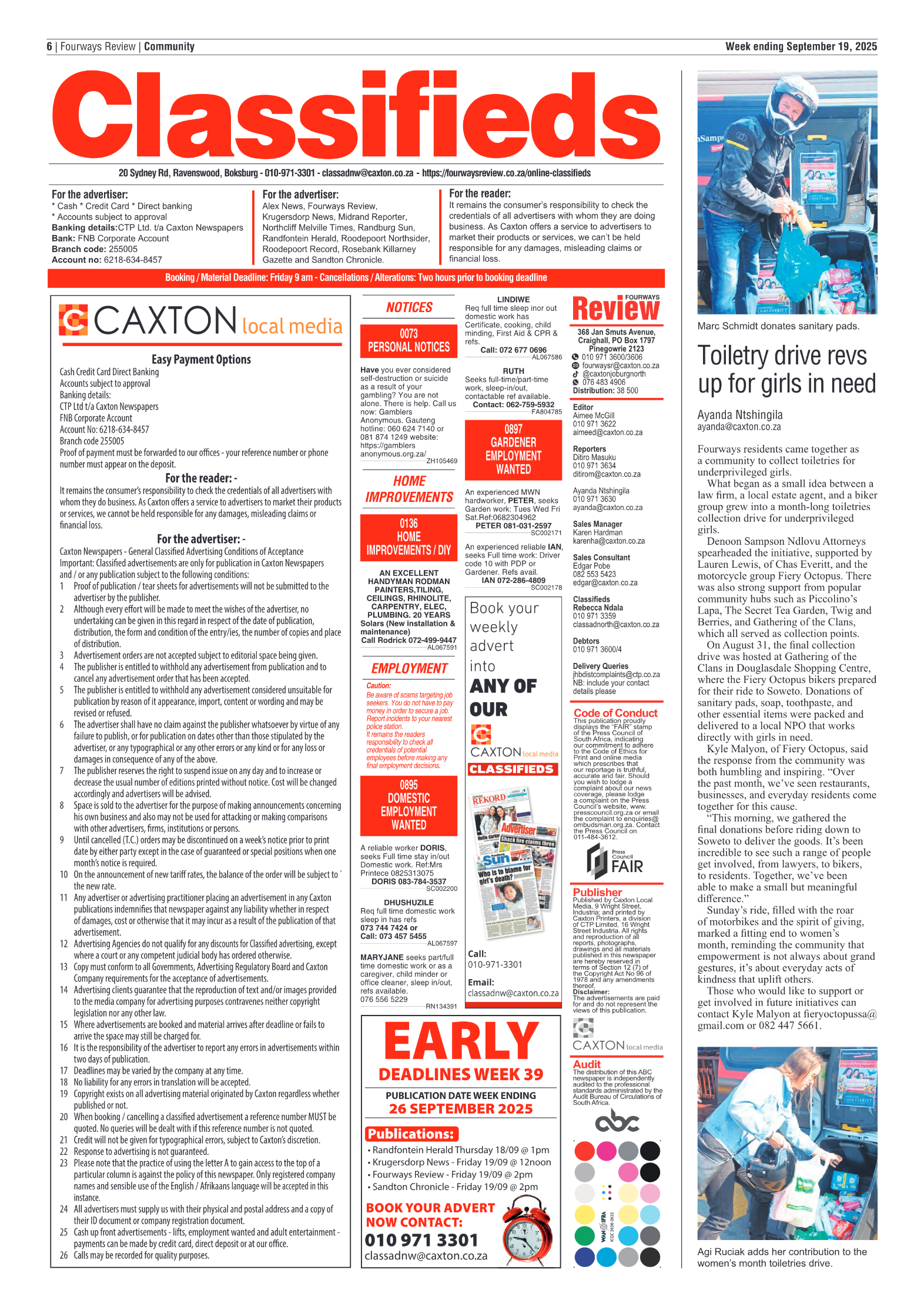 Fourways Review 19 September 2025 page 8