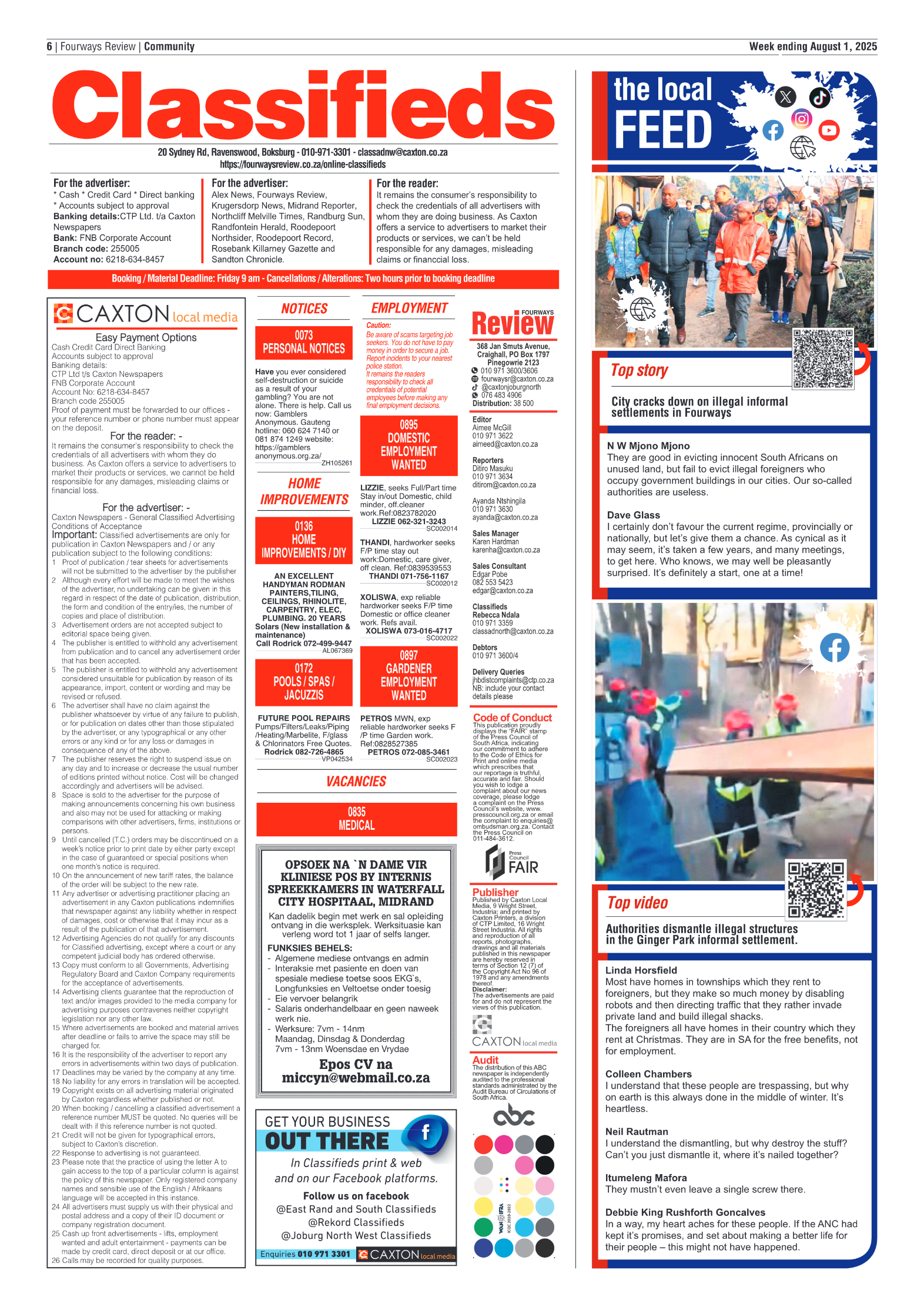 Fourways Review 1 August 2025 page 14