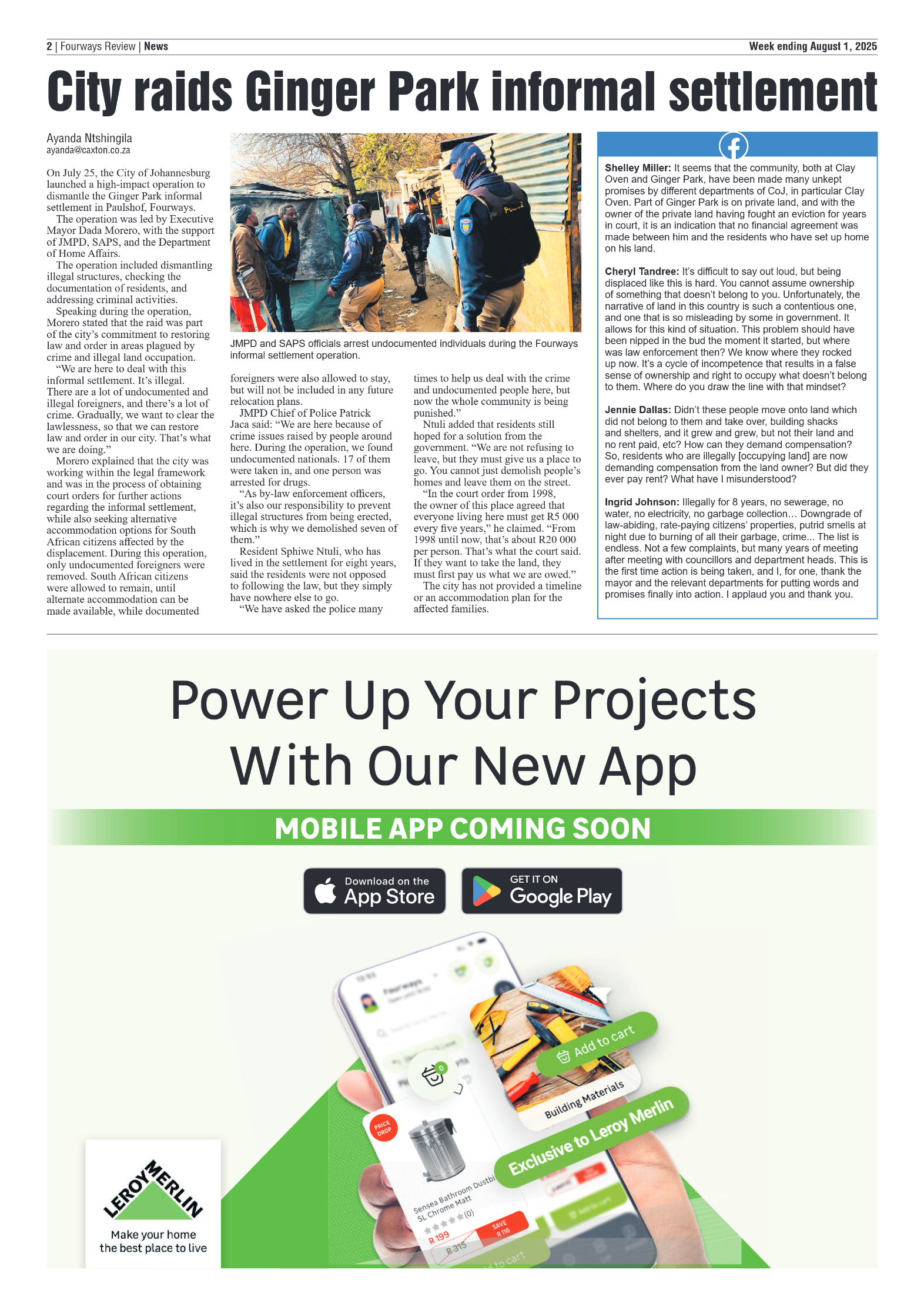 Fourways Review 1 August 2025 page 2