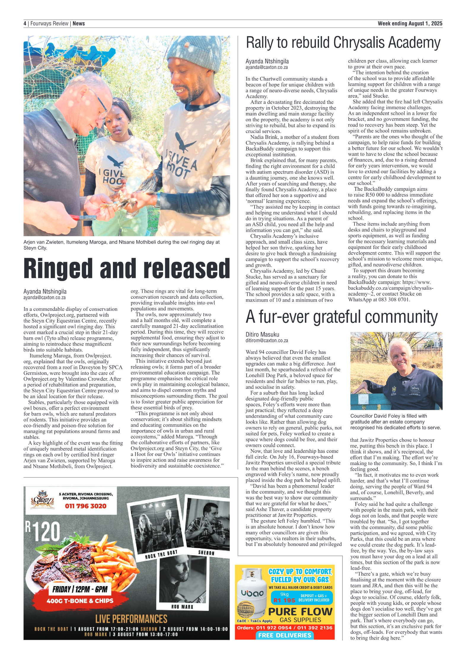 Fourways Review 1 August 2025 page 4