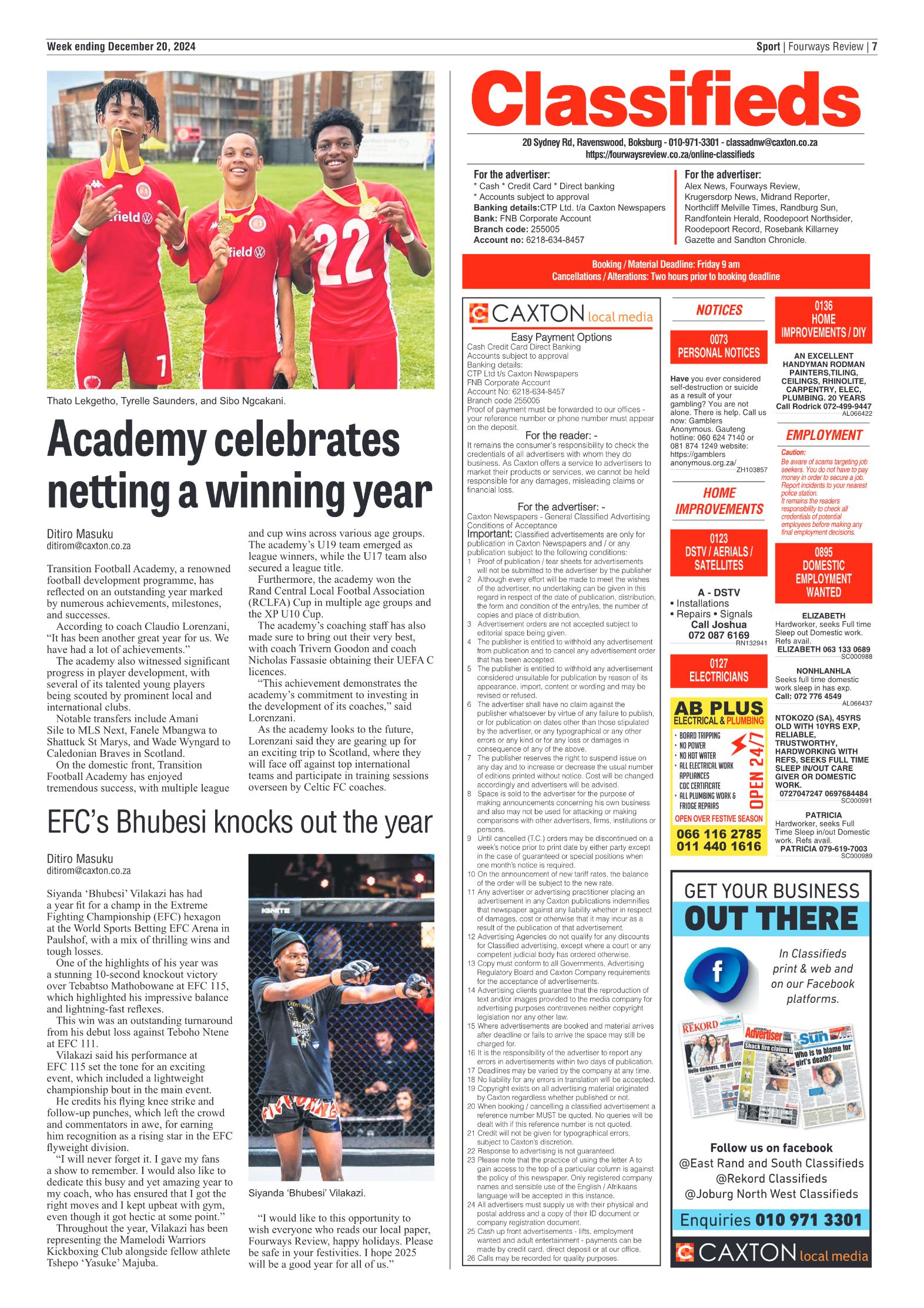 Fourways Review 20 December 2024 page 7