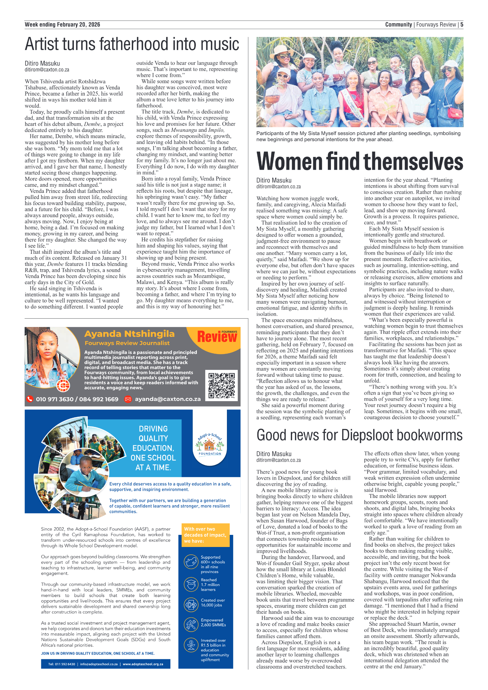 Fourways Review 20 February 2026 page 5